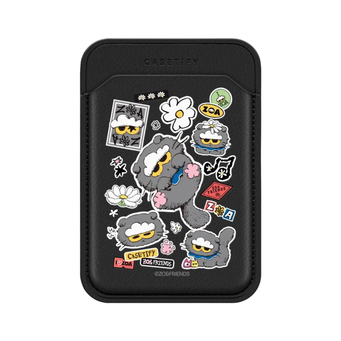 - Casetify x Zo&Friends Zoa Sticker Snappy Bioveg Magsafe Card Wallet