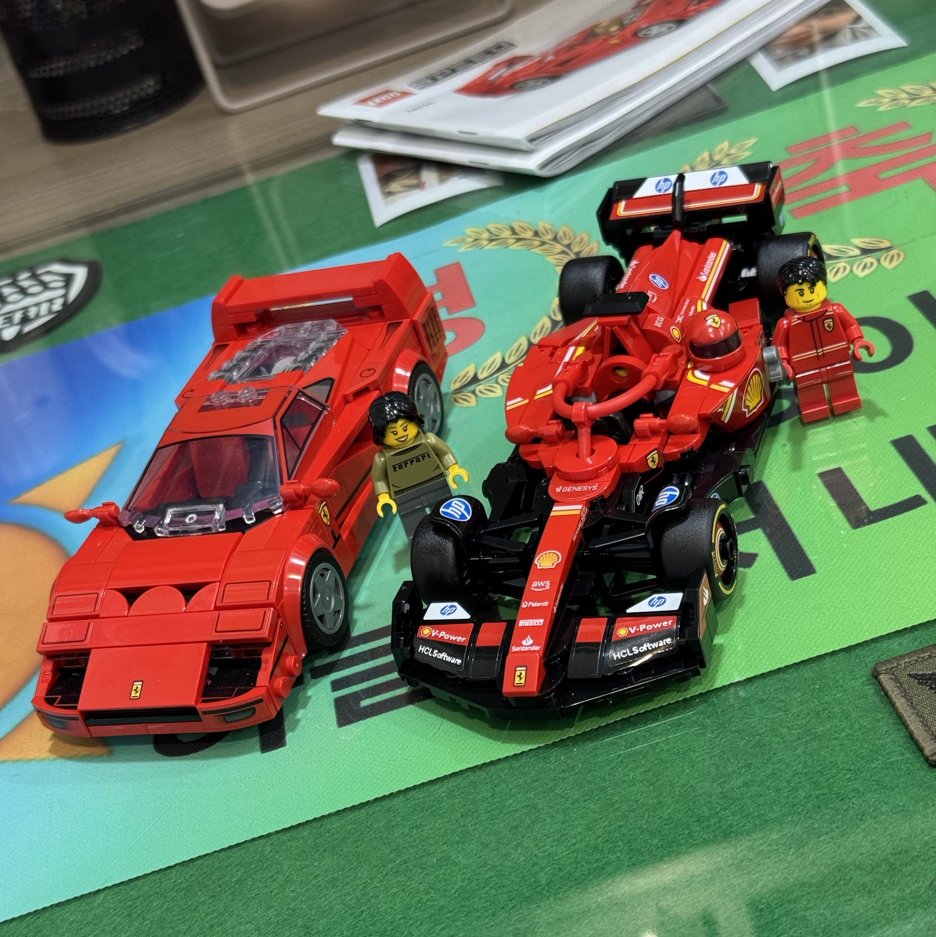 Lego Speed Champions Ferrari SF-24 F1 Race Car, Lego Ferrari F40 착용 스타일