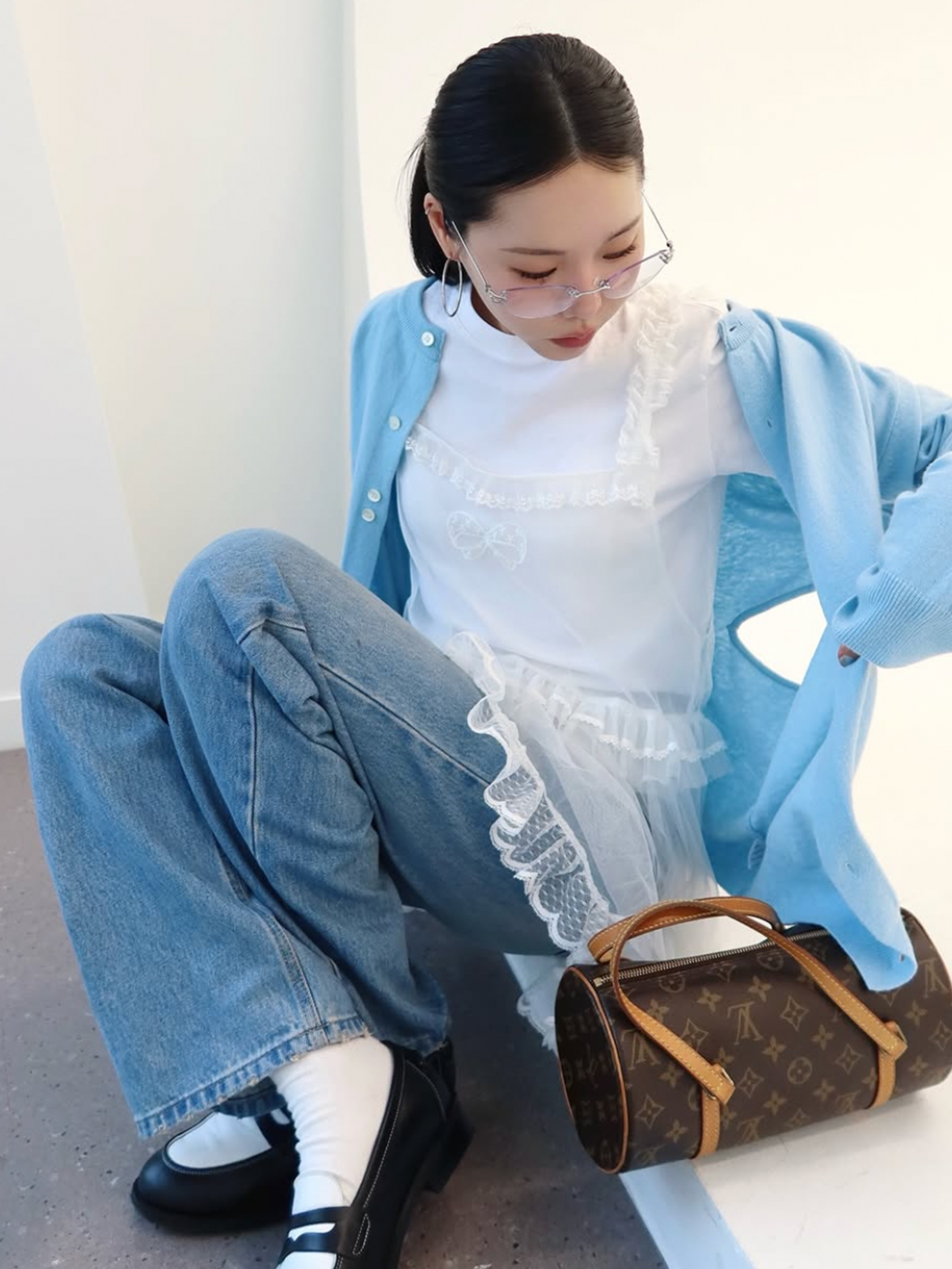 PENNY PLATE Women Loafer Basic Low 착용 스타일 - 2