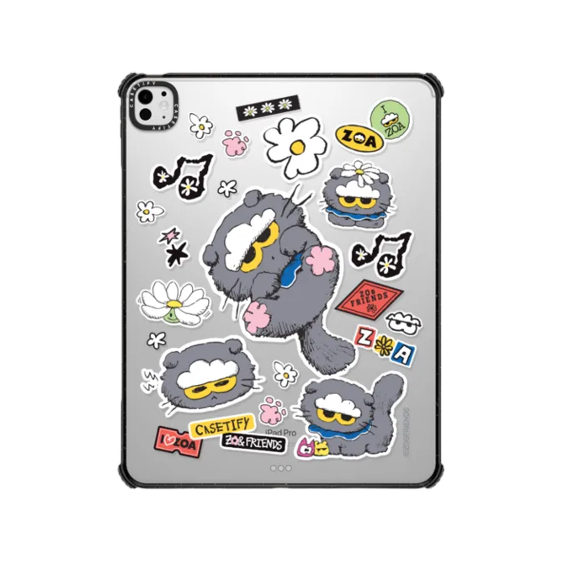 케이스티파이 x 조앤프렌즈 아이패드 조아 스티커 타블렛 임팩트 케이스(Casetify x Zo&Friends iPad Zoa Sticker Tablet Impact Case) - 1