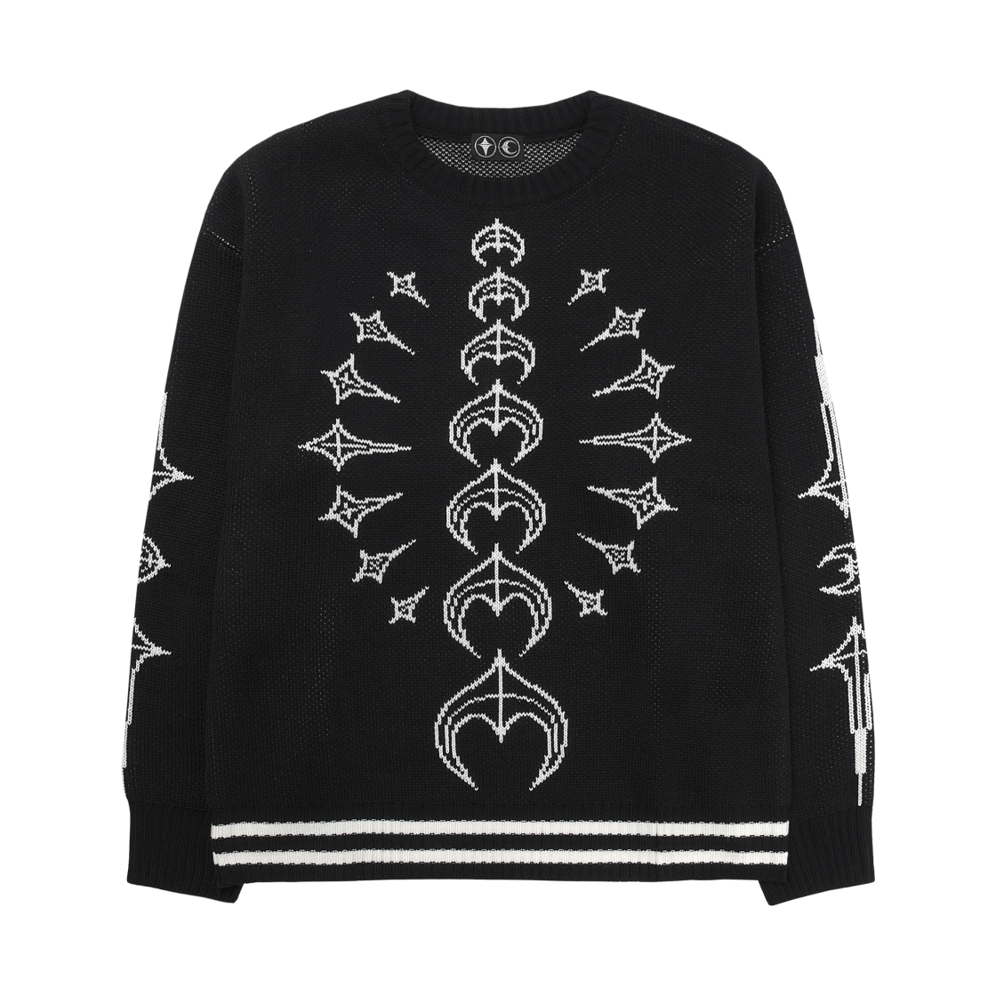 - Thug Club TC Bone Knit Sweater Black White