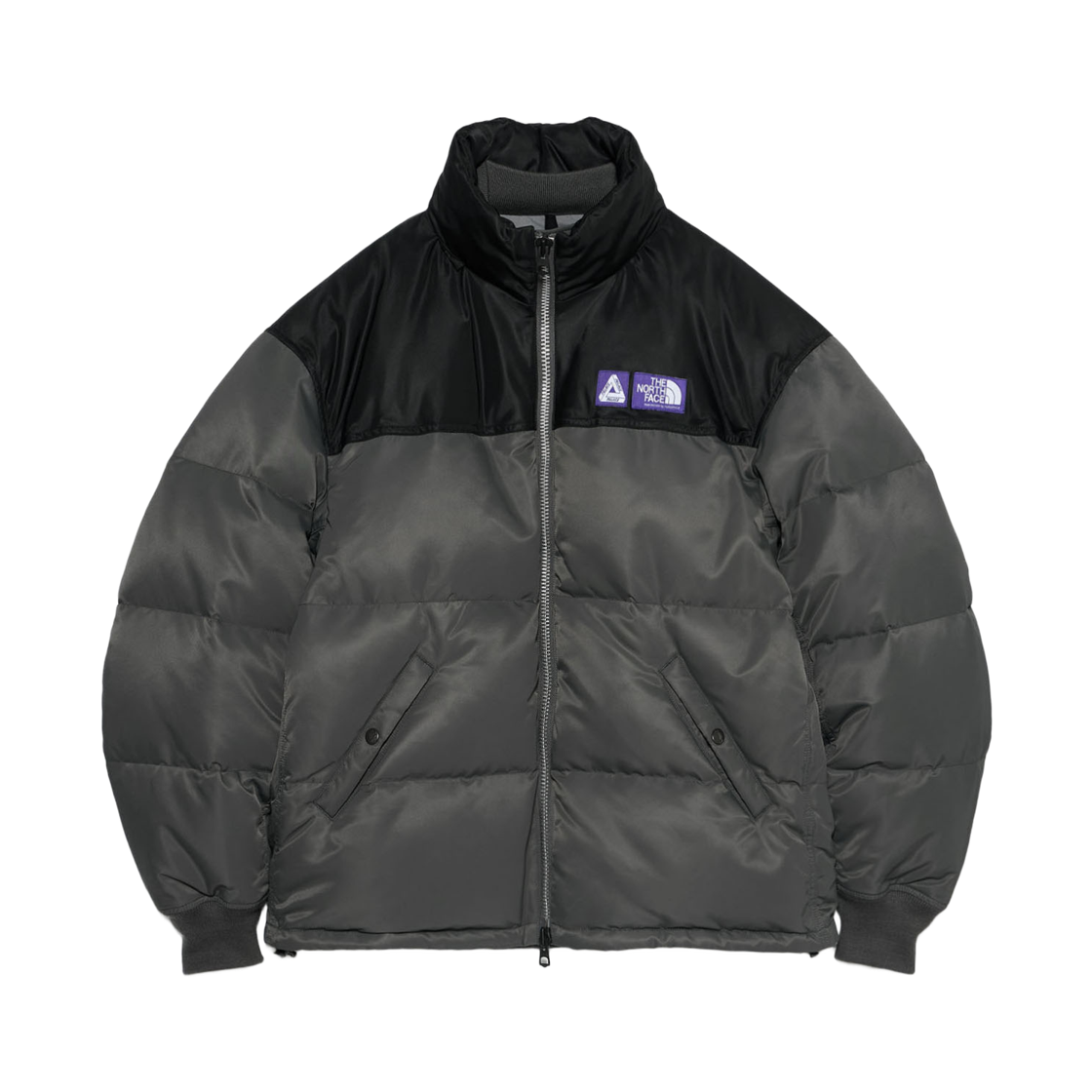 팔라스 x 노스페이스 퍼플라벨 윈드스토퍼 필드 다운 자켓 아스팔트 그레이 - 25FW