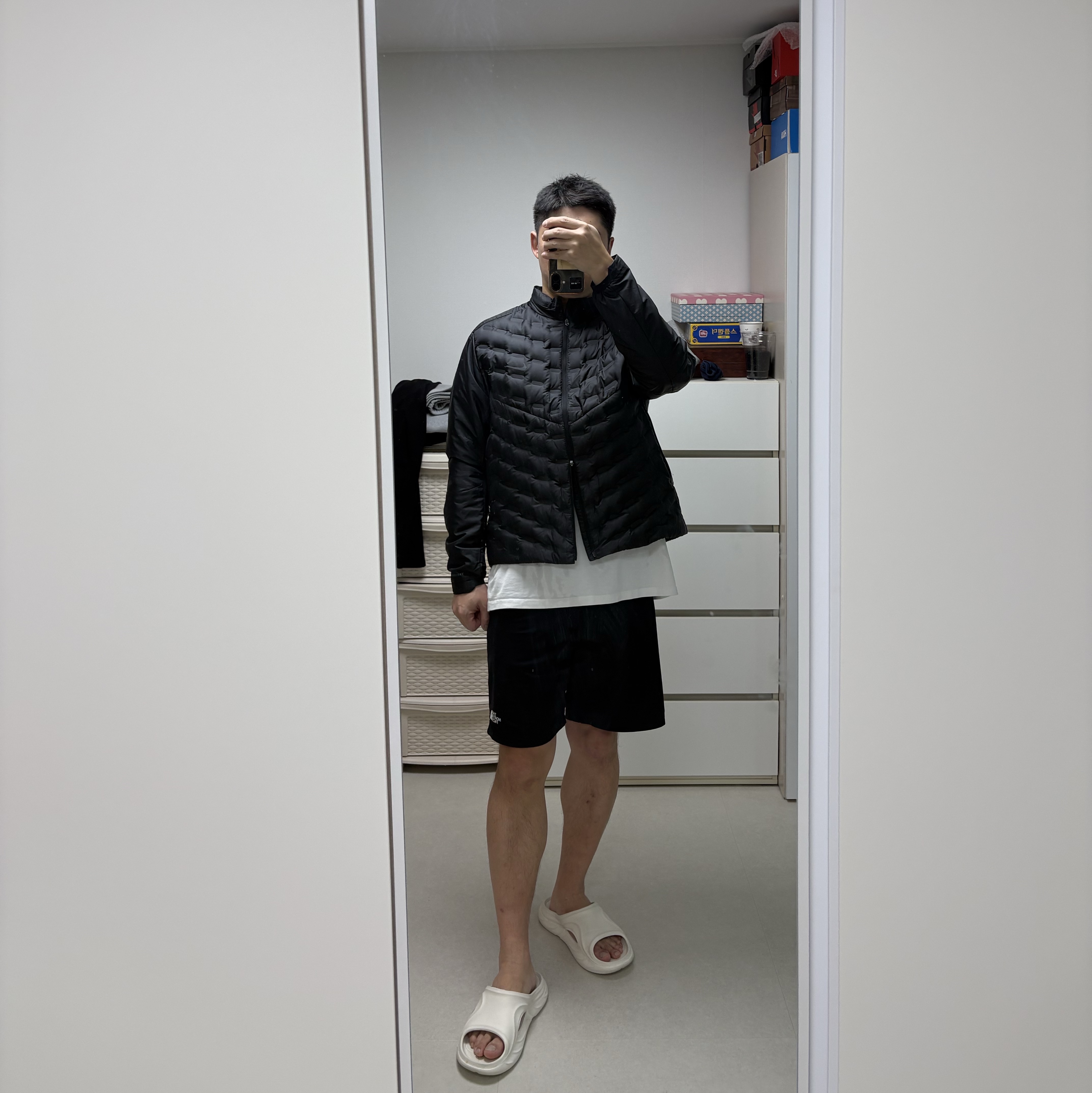 Nike Therma-Fit ADV Aeroloft Repel Down Running Jacket Black - Asia 착용 스타일