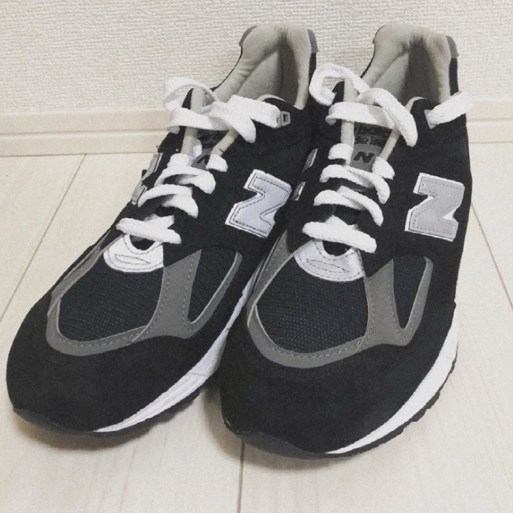 New Balance 990v2 Made in USA Black 착용 스타일