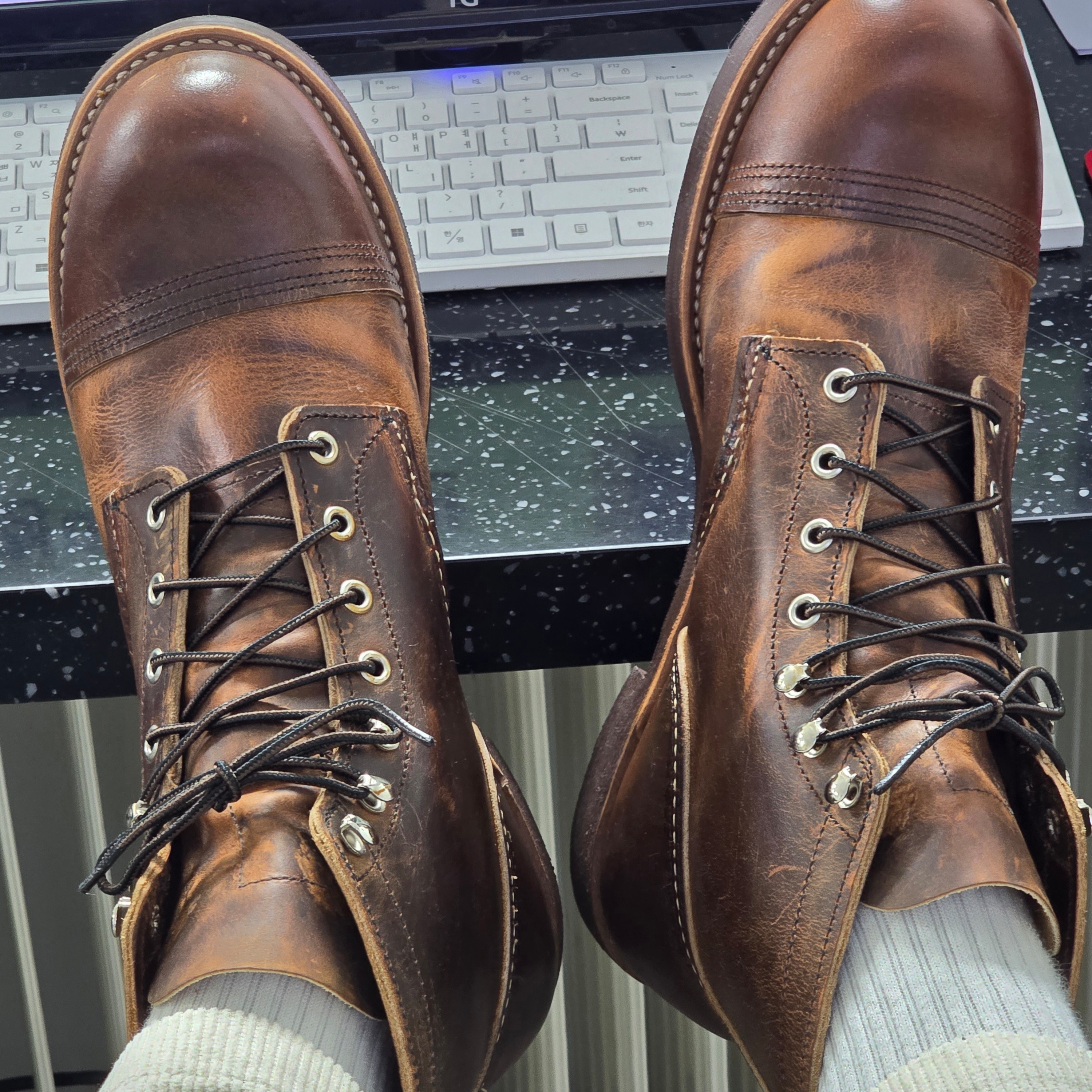 Red Wing Iron Ranger 8085 Copper Rough & Tough - D 착용 스타일