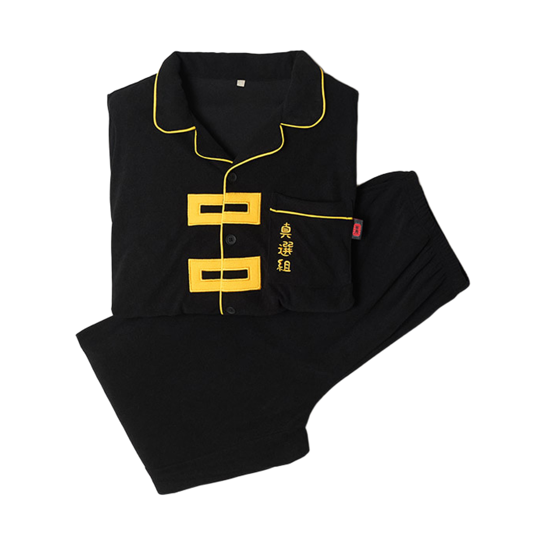 스파오 x 은혼 테리 파자마 블랙(Spao x Gintama Terry Pajamas Black)