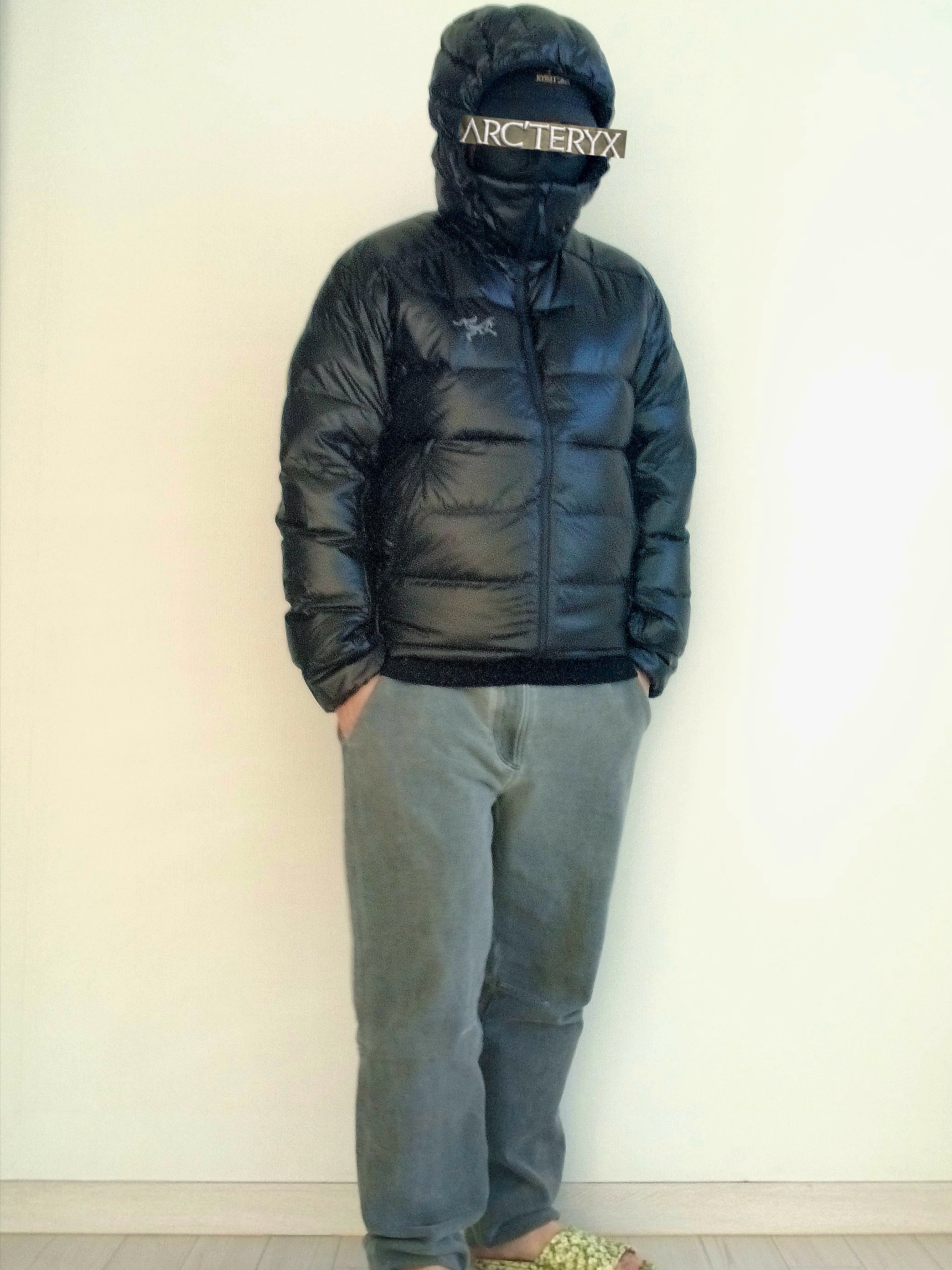 Arc'teryx Bird Word Cap 24K Black, Arc'teryx Cerium SV Hoody Black 착용 스타일 - 9