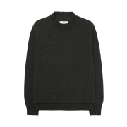 Maison Margiela Elbow Patch Sweater Dark Green Walnut