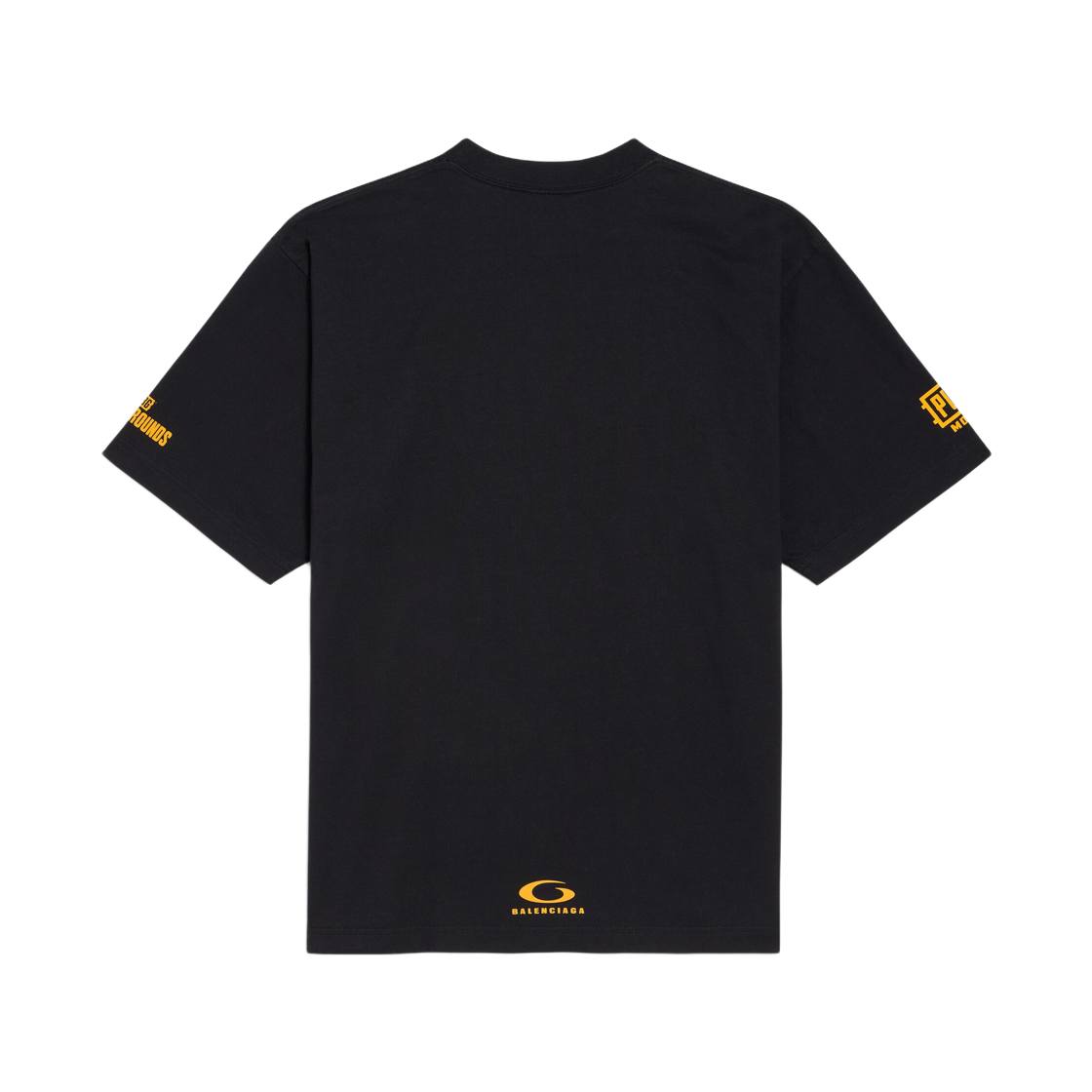 발렌시아가 x 배틀그라운드 PUBGM 미디움 핏 티셔츠 블랙(Balenciaga x PUBG PUBGM T-Shirt Medium Fit Black) - 2