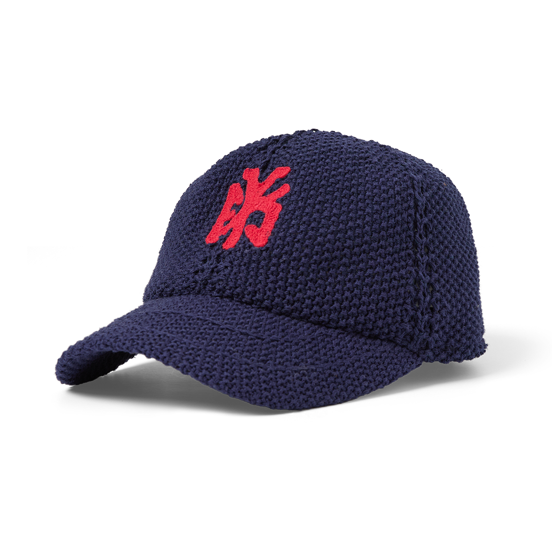 YS253KHWBCS1NAV YESEYESEE Knit Baseball Cap Navy