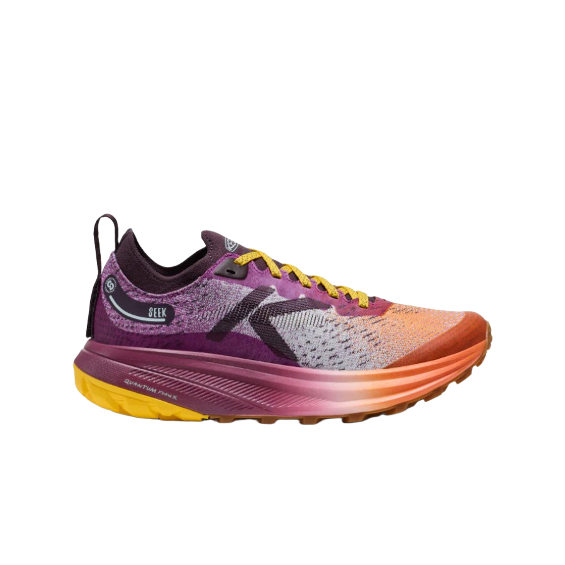 1031471 (W) Keen Seek Trail Running Shoes Willowherb Orange Peel