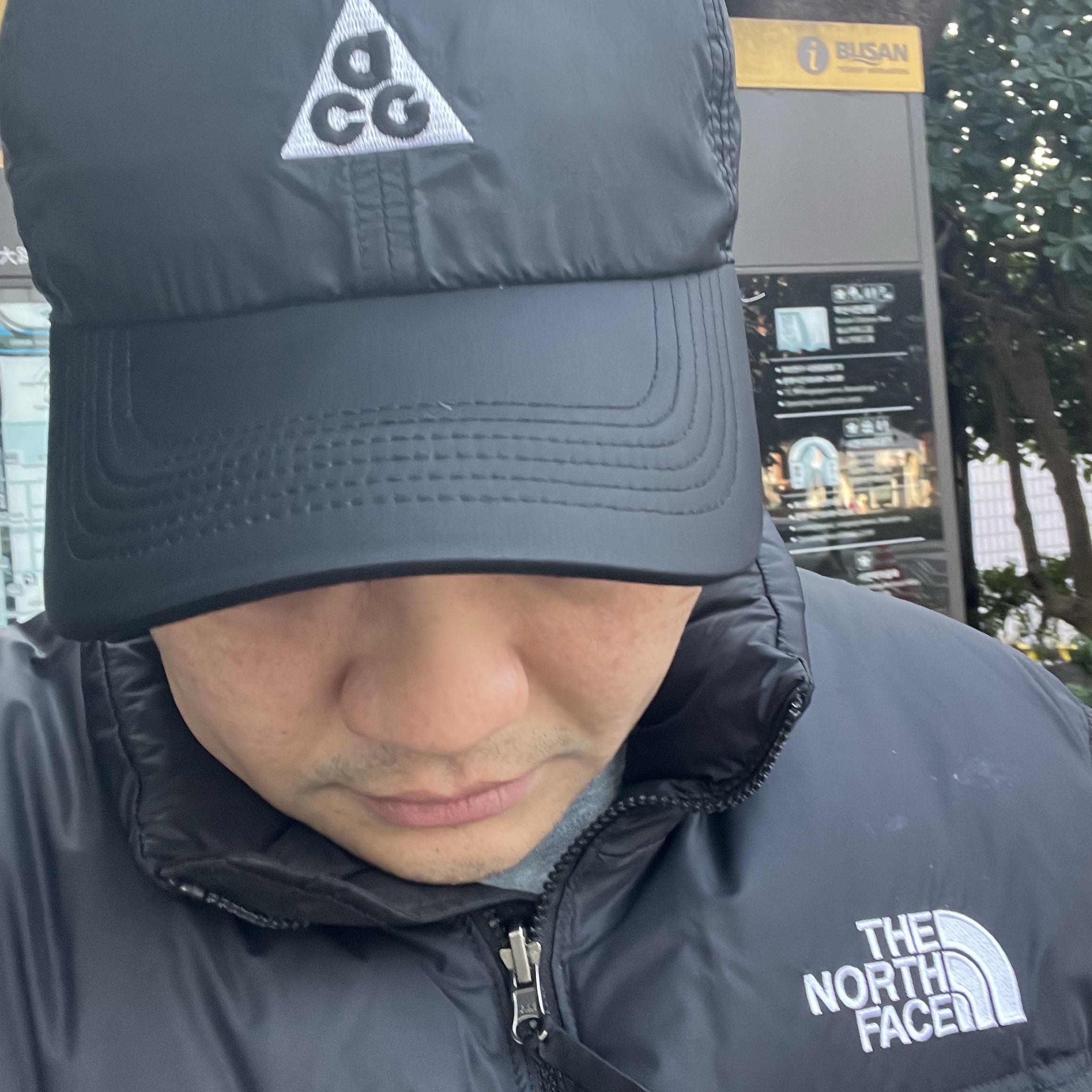 Nike ACG Trail Cap Black 착용 스타일