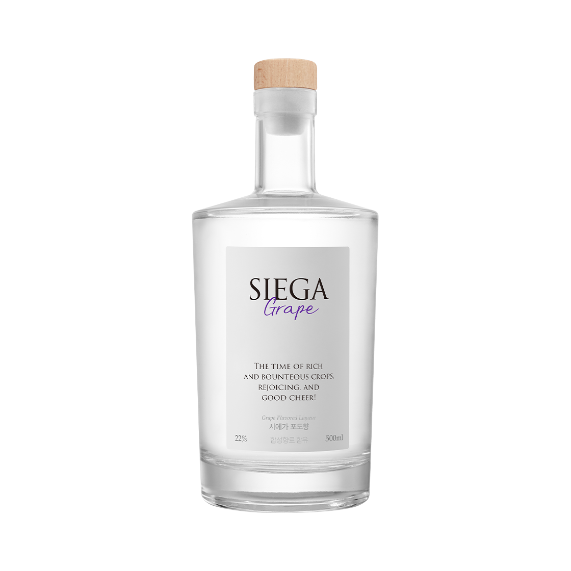 시에가 리큐르 22도 500ml 포도향(SIEGA 22% 500ml Grape)