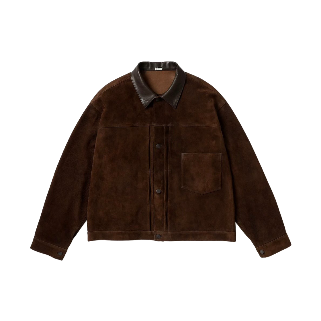 아프레쎄 빈티지 스웨이드 레더 퍼스트 타입 자켓 브라운 - 26SS(A.Presse Vintage Suede Leather 1st Type Jacket Brown - 26SS)