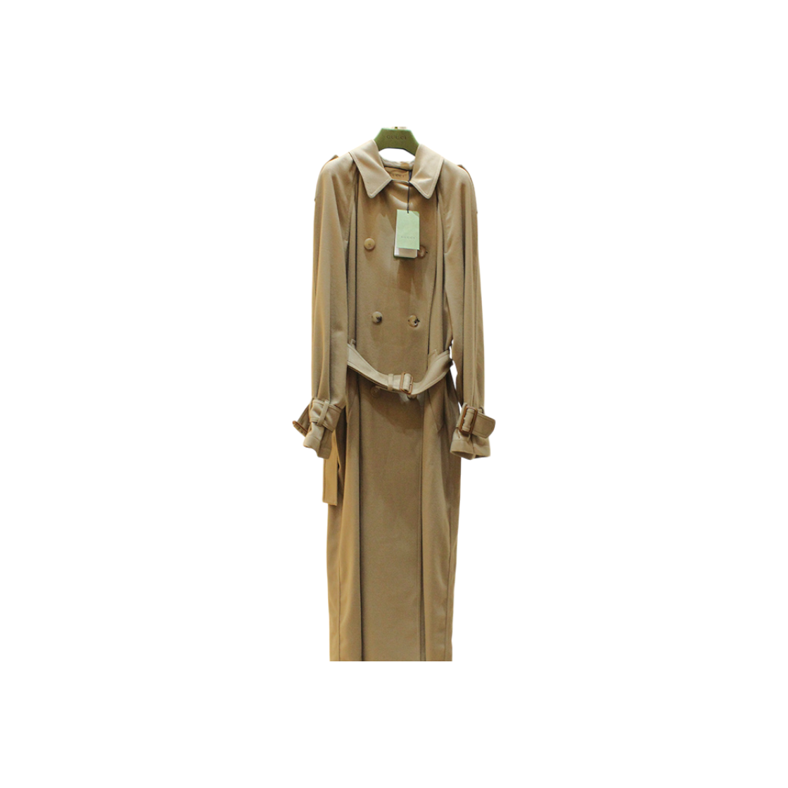 구찌 23FW 캐시미어 베이지 트렌치코트 40사이즈 746313(Gucci 23FW Cashmere Beige Trench Coat Size 40)