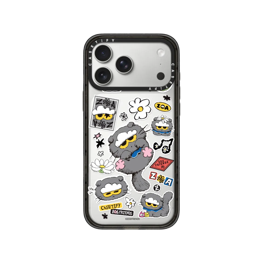 케이스티파이 x 조앤프렌즈 아이폰 조아 스티커 임팩트 케이스(Casetify x Zo&Friends iPhone Zoa Sticker Impact Case) - 1