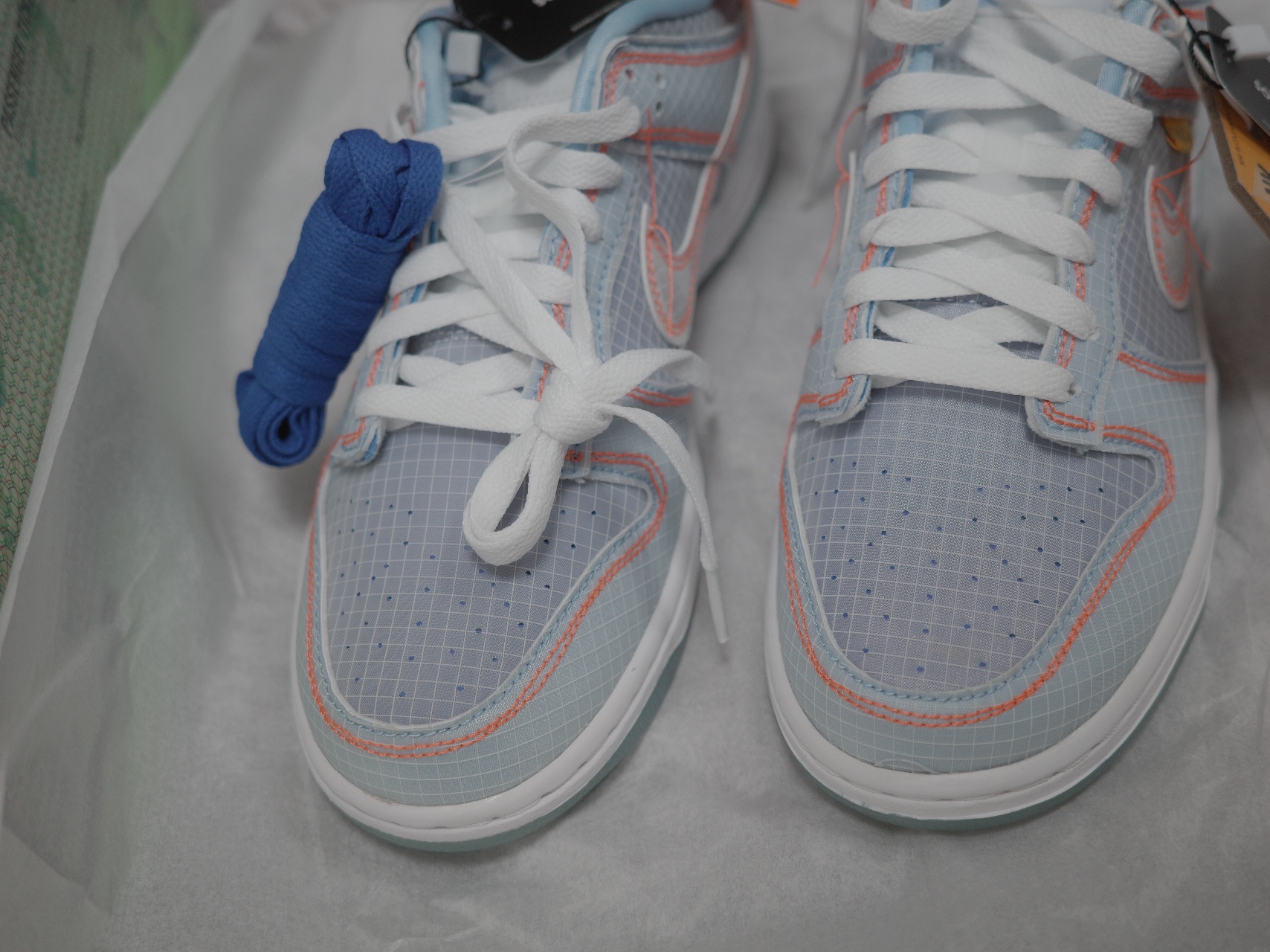 Nike x Union Dunk Low Passport Pack Argon 착용 스타일 - 2