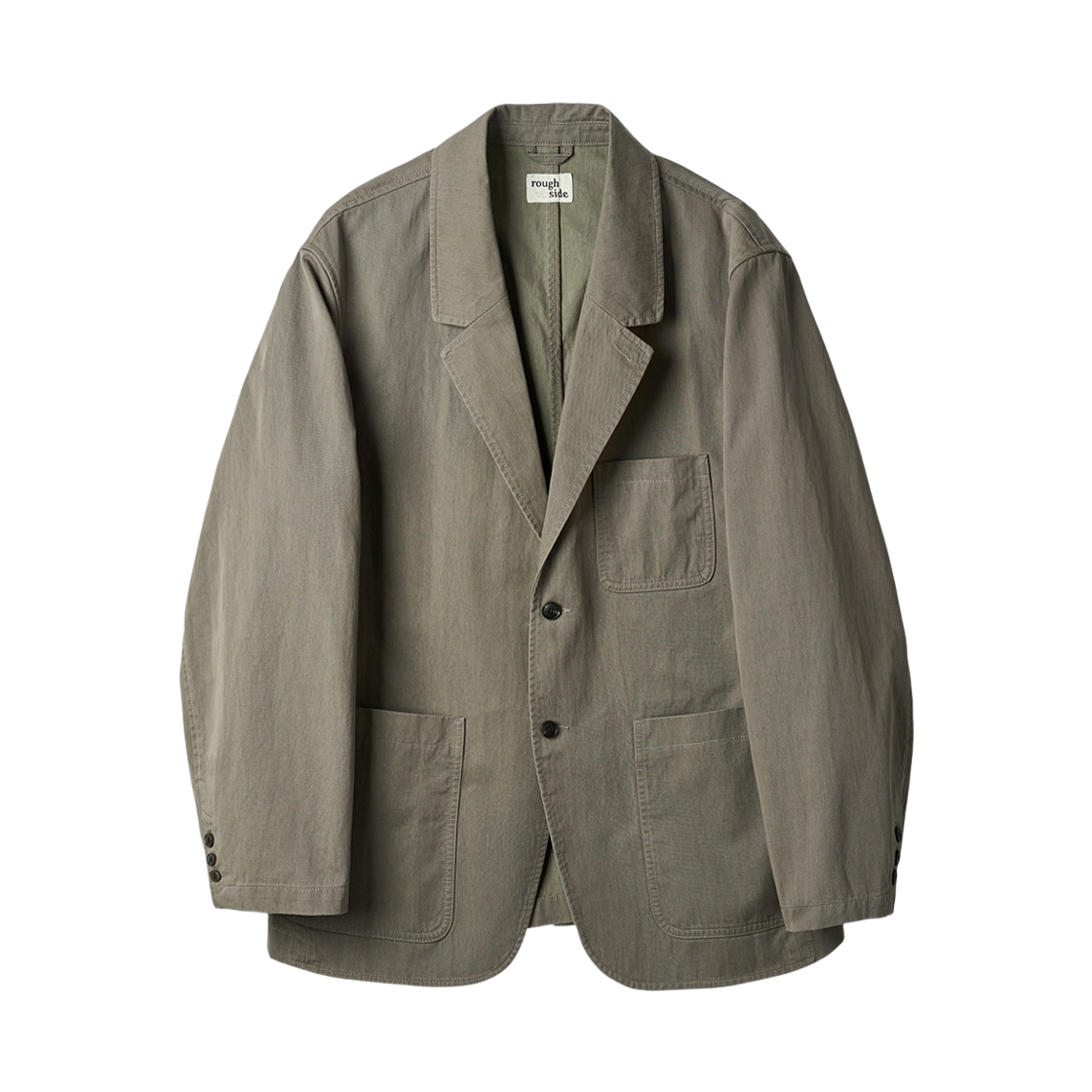 러프 사이드 페이디드 슬롭 자켓 머드(Rough Side Faded Slob Jacket Mud)