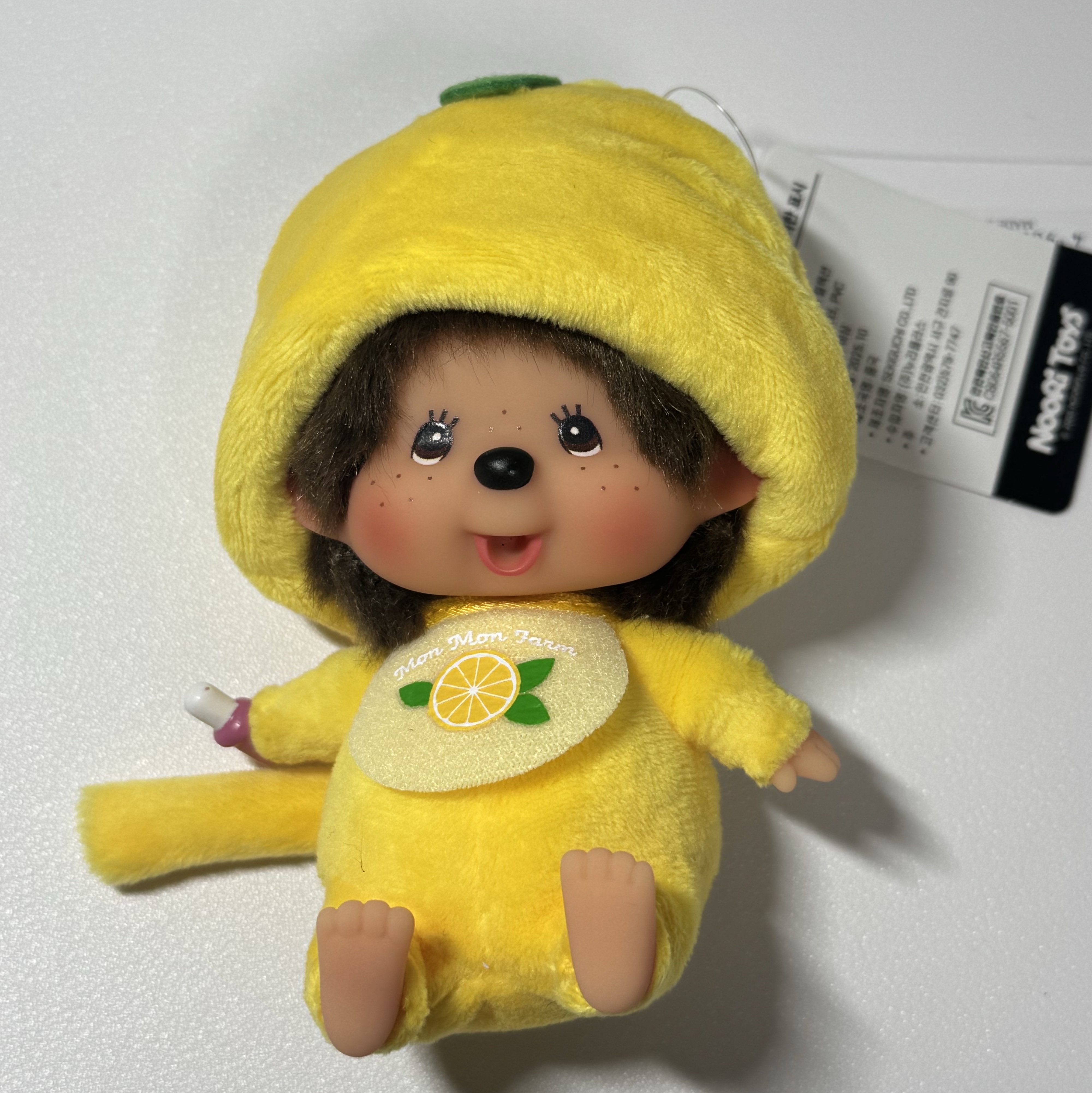Monchhichi MMF Lemon Big head  SS K/C Boy 착용 스타일