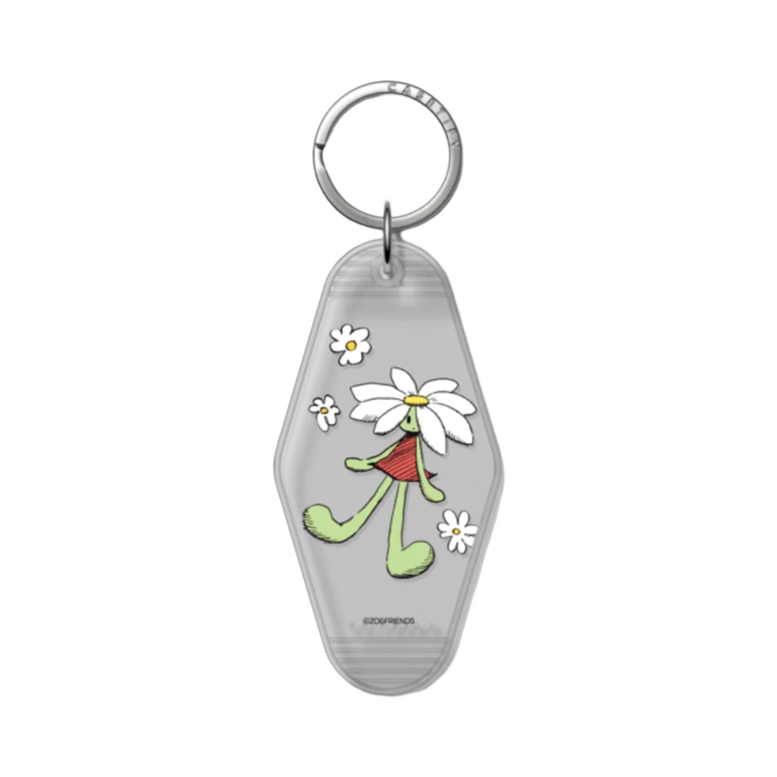 케이스티파이 x 조앤프렌즈 앤 키체인 태그 실버(Casetify x Zo&Friends A&ne Keychain Tag Silver)