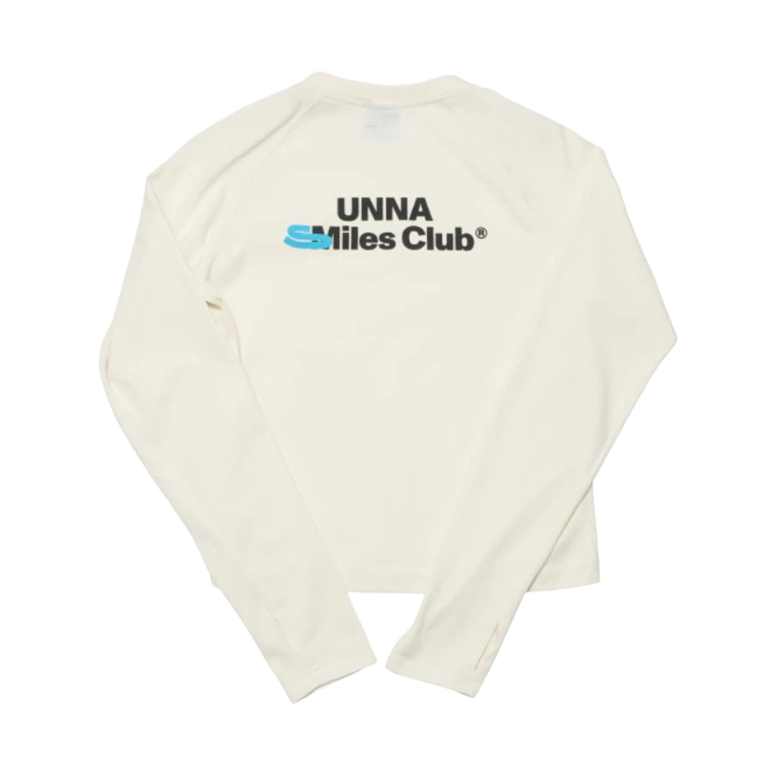 우나 스마일 클럽 롱슬리브 티셔츠 바닐라 화이트(Unna Smiles Club Long Sleeve T-Shirt Vanilla White)
