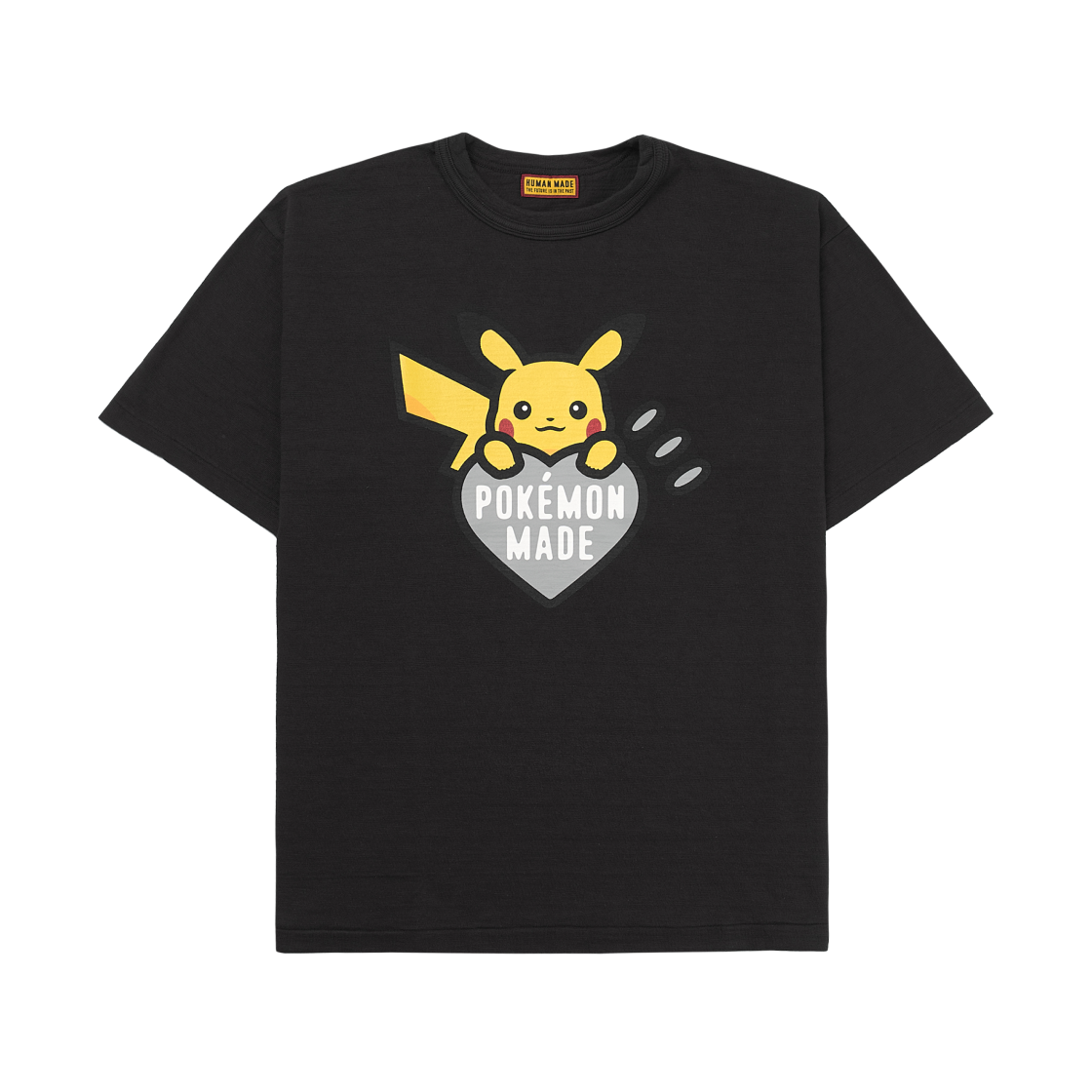 휴먼 메이드 x 포켓몬 그래픽 티셔츠 블랙 그레이 - 삿포로 스토어 한정(Human Made x Pokemon Graphic T-Shirt Black Gray - Sapporo Store Exclusive) - 1