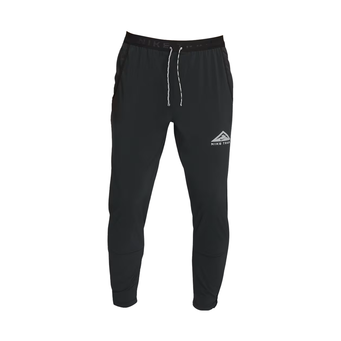 DX0856-010 Nike Dri-Fit Trail Running Trousers Black White - Asia