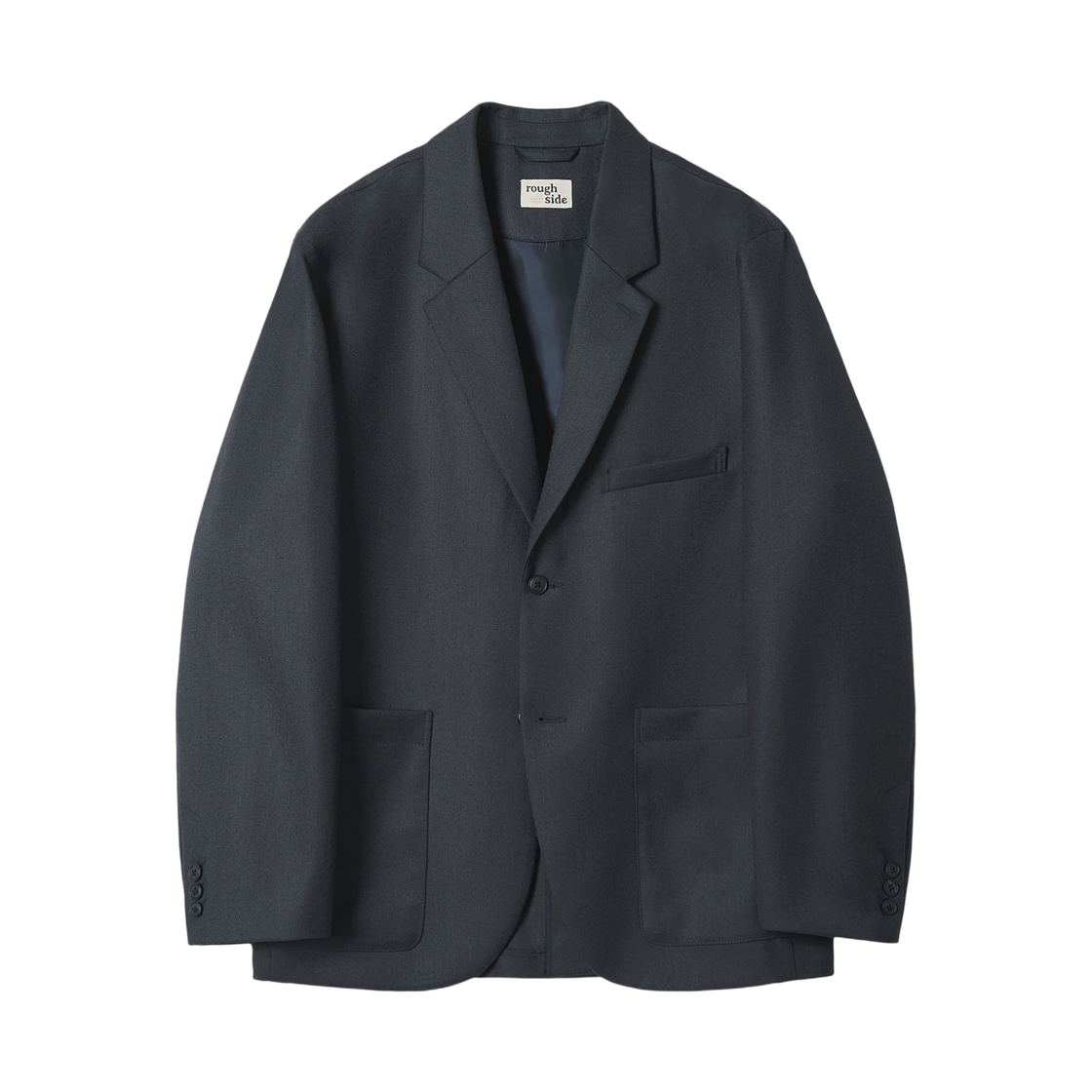 러프 사이드 리포터 자켓 다크 네이비(Rough Side Reporter Jacket Dark Navy)