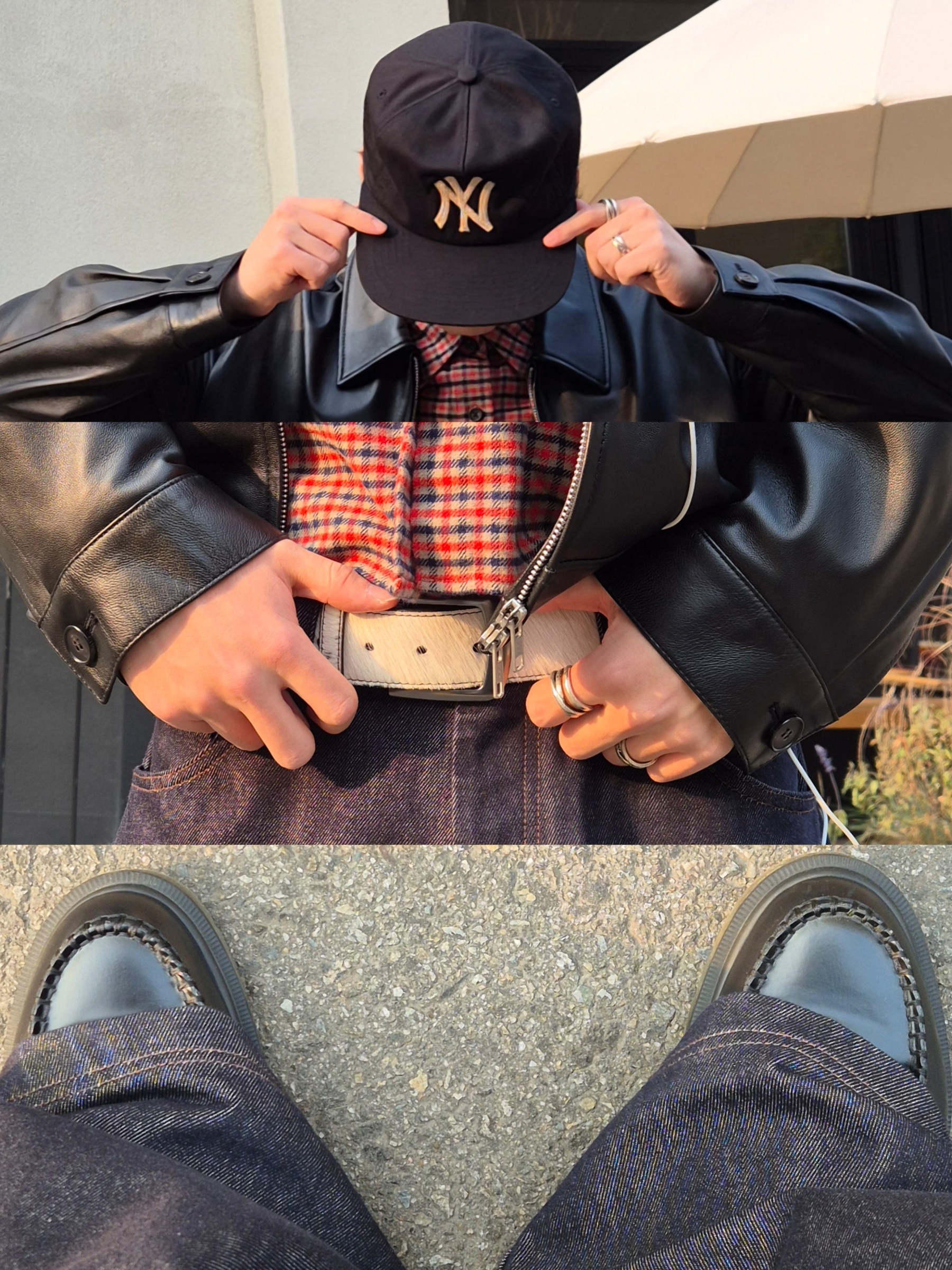 Dr. Martens Adrian Smooth Black 착용 스타일 - 6