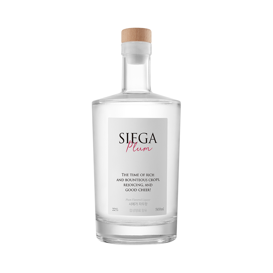 시에가 리큐르 22도 500ml 자두향(SIEGA 22% 500ml Plum)