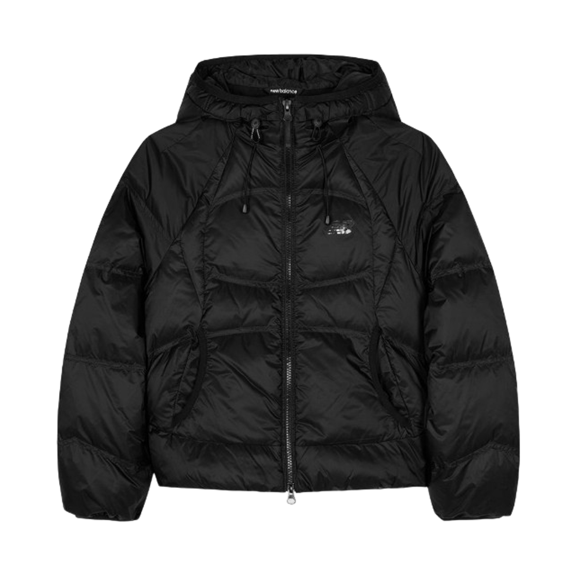 NBNPG1W212-19 (W) New Balance Flying Lightweight Hooded Down Jacket Black
