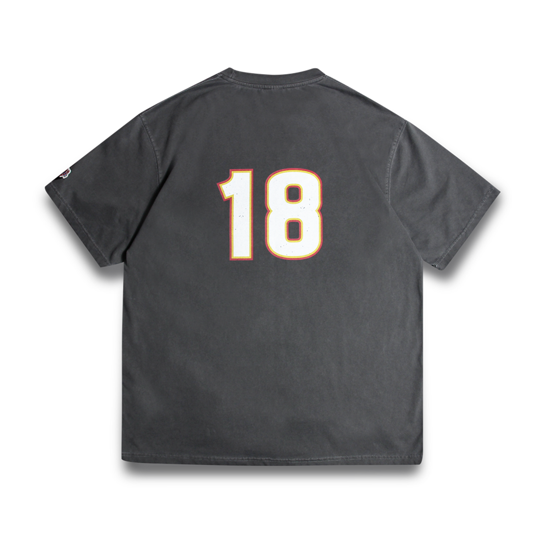 위얼드월드 위얼드 타워 피그먼트 티셔츠 - 그레이(Weird World Weird Tower Pigment T-Shirt - Grey) - 2