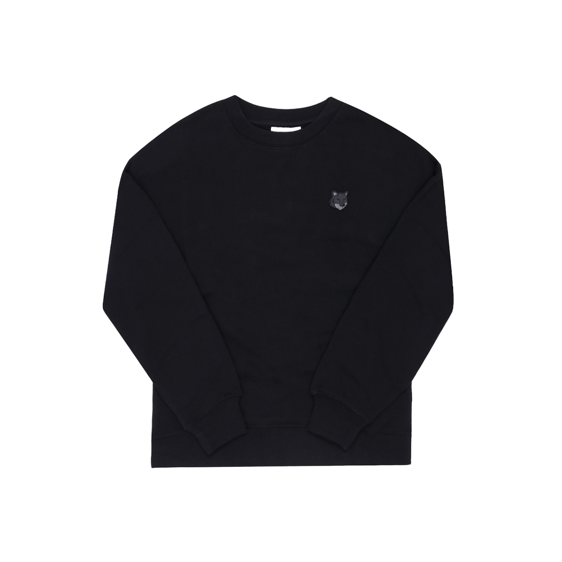MW00315KM0321 P199 [15% 쿠폰] (W) Maison Kitsune Bold Fox Head Patch Comfort Sweatshirt Black