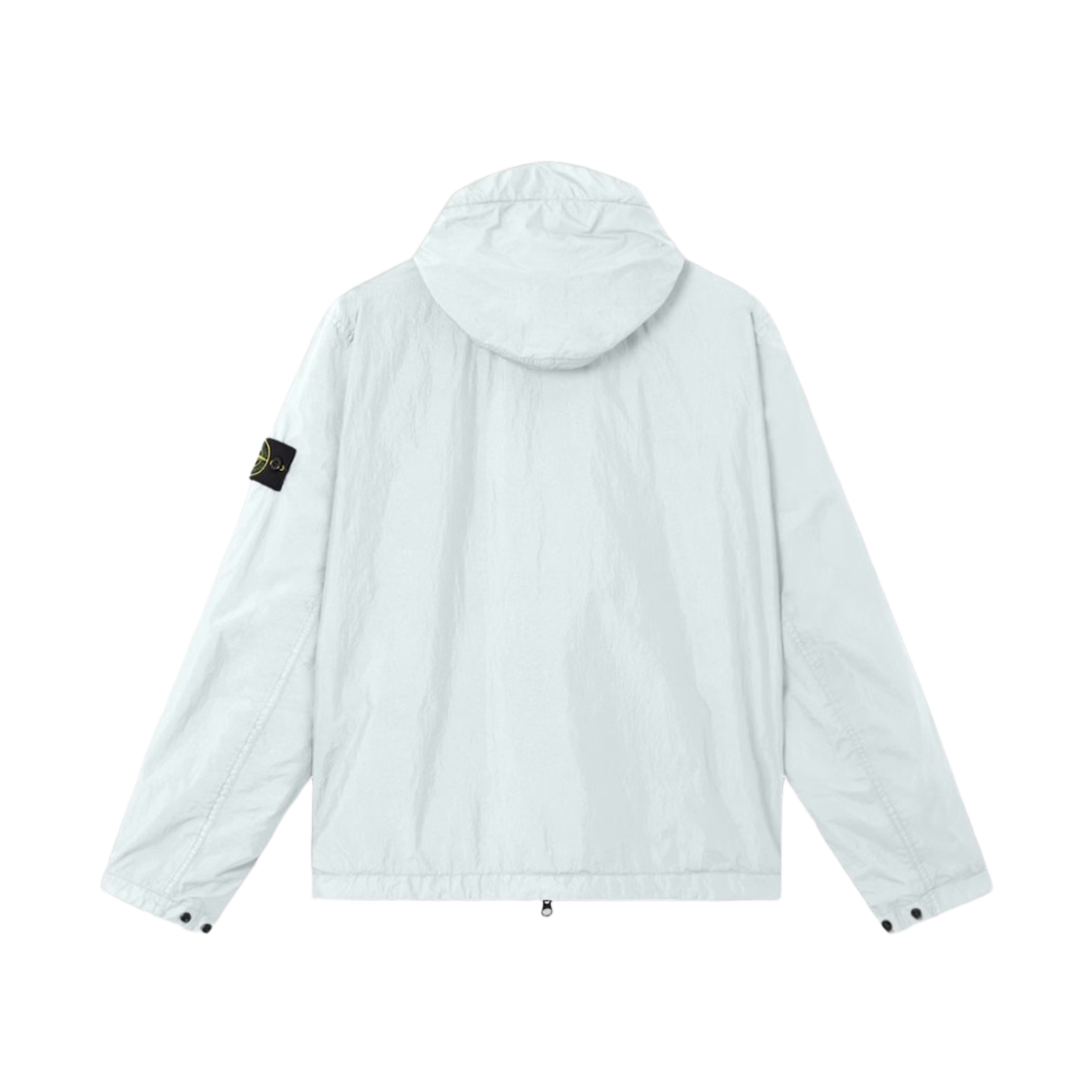 스톤 아일랜드 4100001 크링클 랩스 NY 윈드 레지스턴스 안티 드롭 후드 자켓 스카이 블루 - 26SS(Stone Island 4100001 Crinkle Reps NY Hooded Jacket with Wind Resistance and Anti Drop Sky Blue - 26SS) - 2