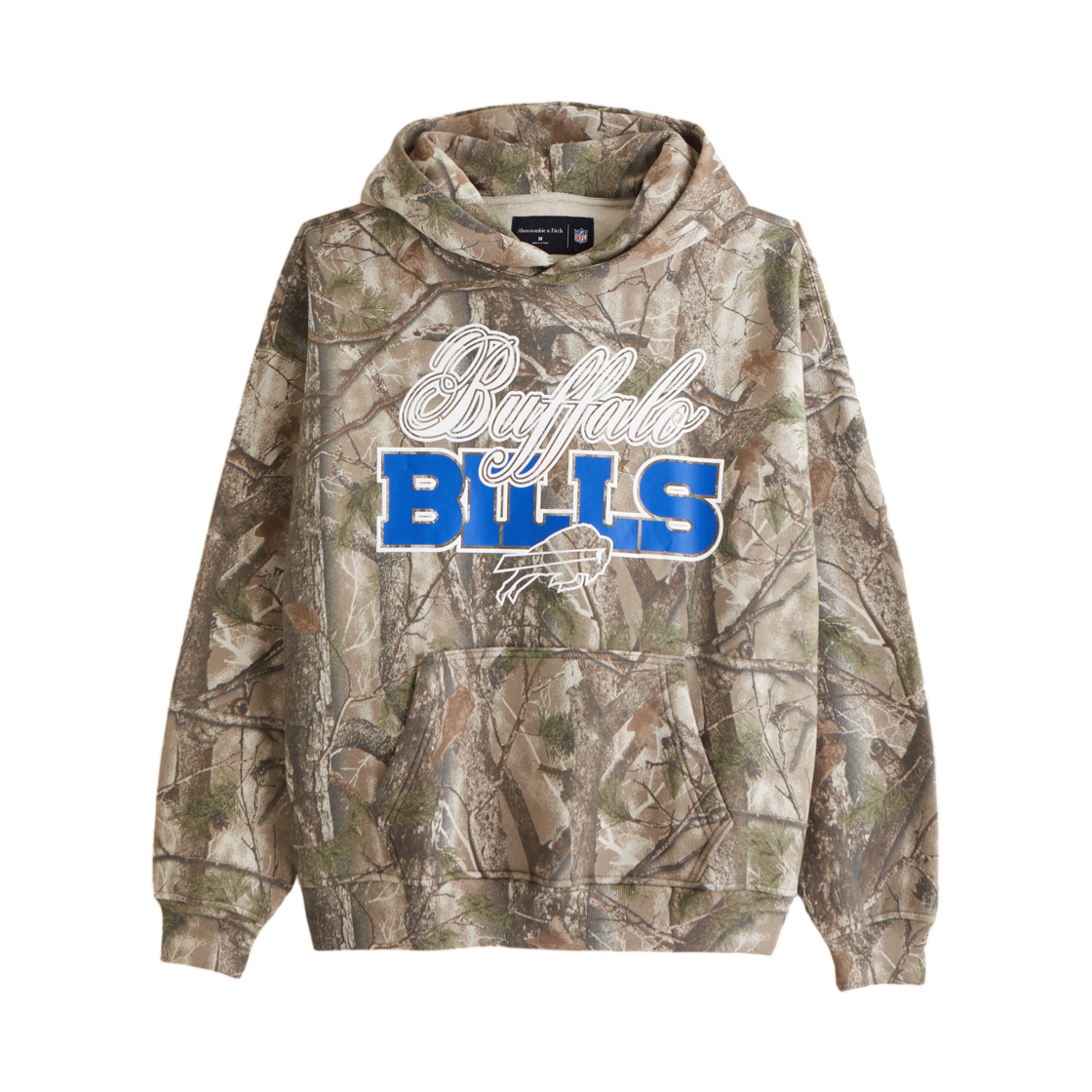 아베크롬비 앤 피치 버팔로 빌스 그래픽 팝오버 후드 카모 빌스(Abercrombie & Fitch Buffalo Bills Graphic Popover Hoodie Camo Bills)