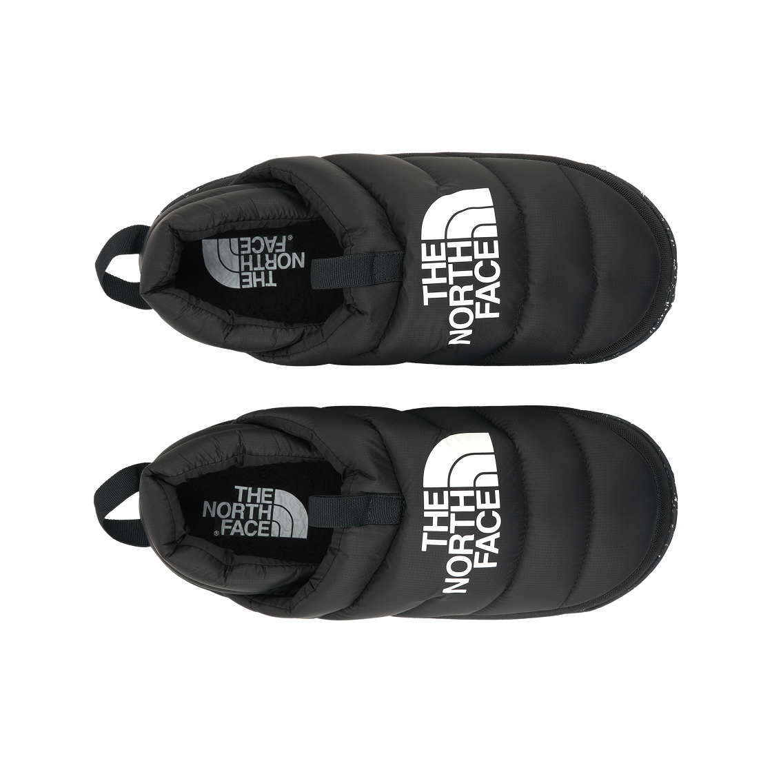 노스페이스 눕시 뮬 TNF 블랙 TNF 화이트(The North Face Nuptse Mules TNF Black TNF White) - 5