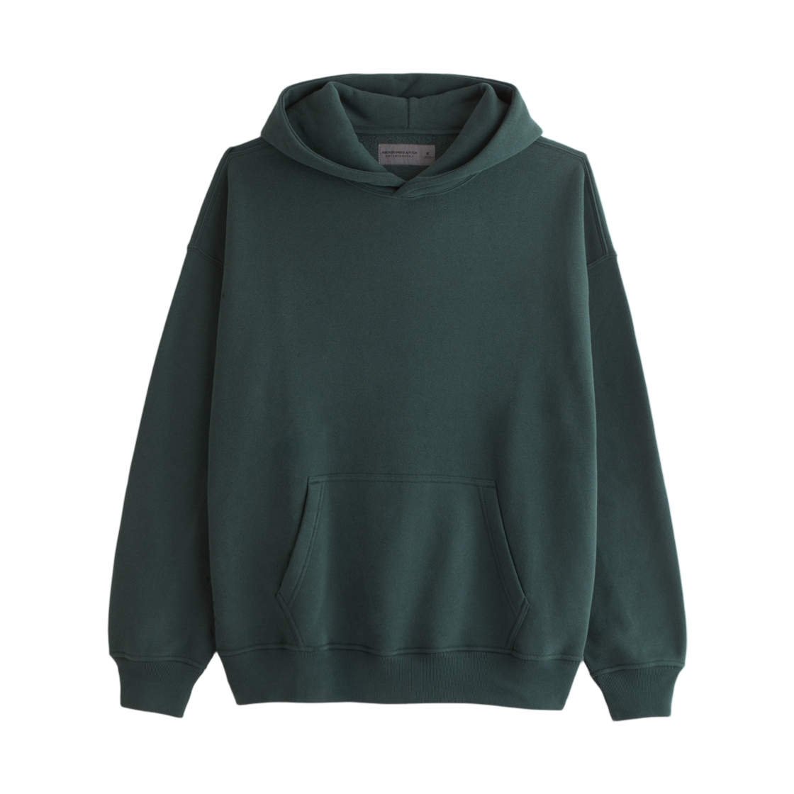 122-488-00892-300 Abercrombie & Fitch Essential Popover Hoodie Dark Spruce