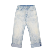 (W) R13 Cuffed X-Boyfriend Jeans Vintage Ash Blue