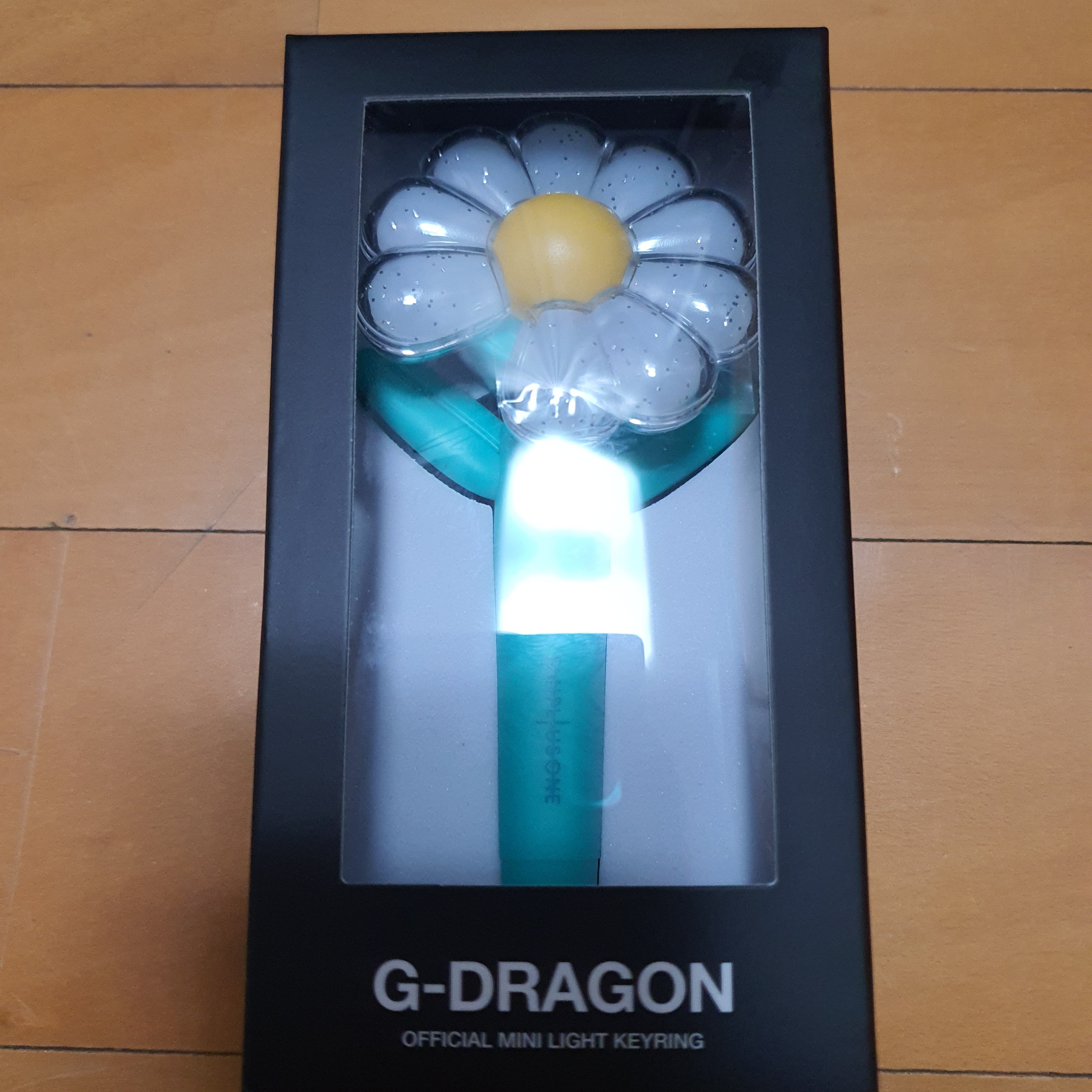G-DRAGON Ubermensch Official Mini Light Keyring Mint 착용 스타일