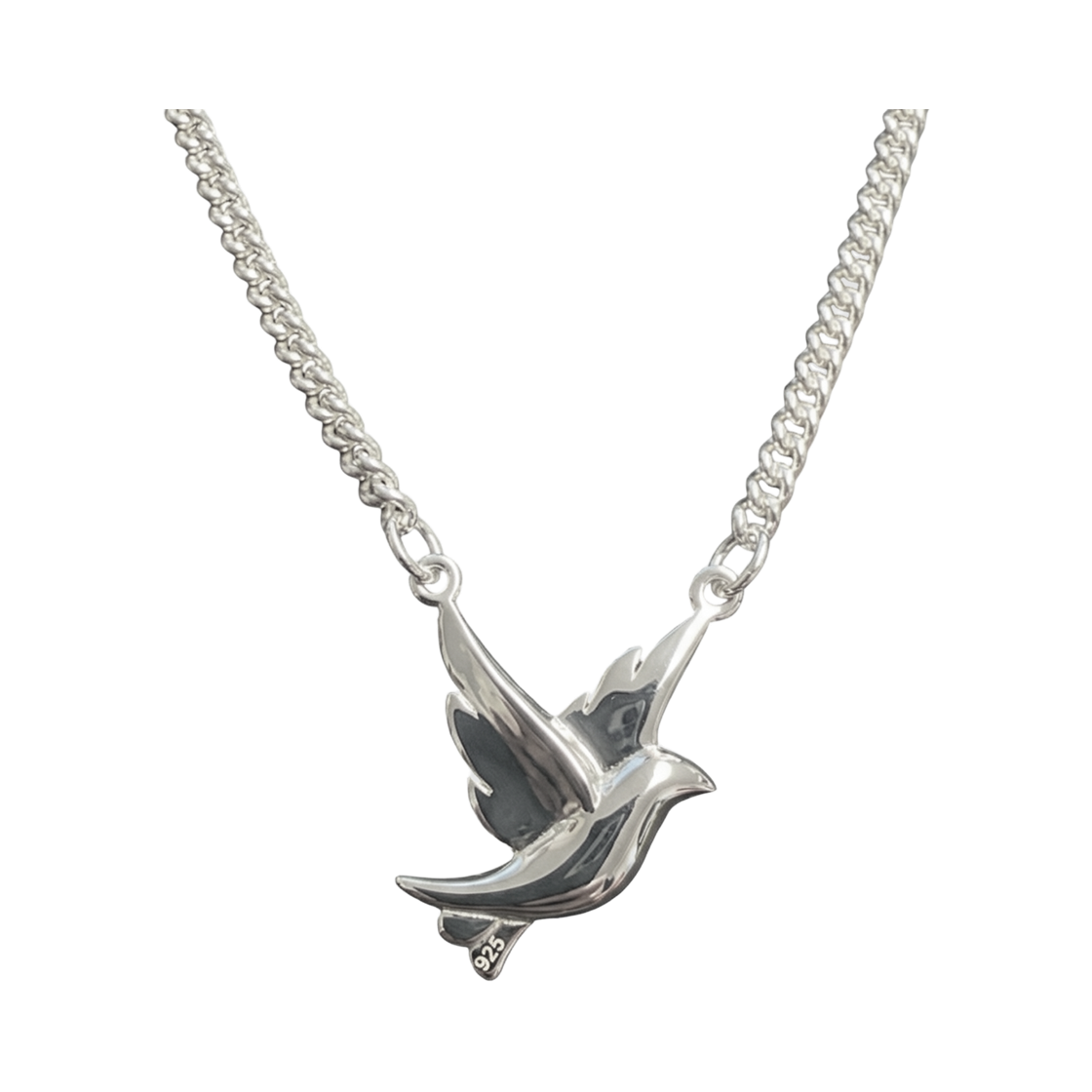 언더마이카 무.에이씨.02 - 버드 펜던트 925 실버 목걸이(Undermycar Mu.Ac.02 - Bird Pendant 925 Silver Necklace)