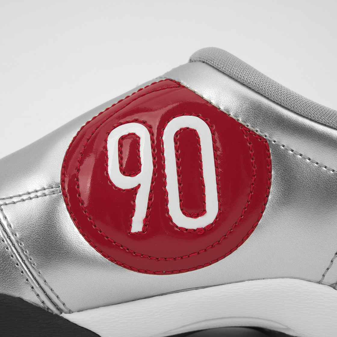 (W) 나이키 토탈 90 메탈릭 실버 유니버시티 레드((W) Nike Total 90 Metallic Silver University Red) - 8