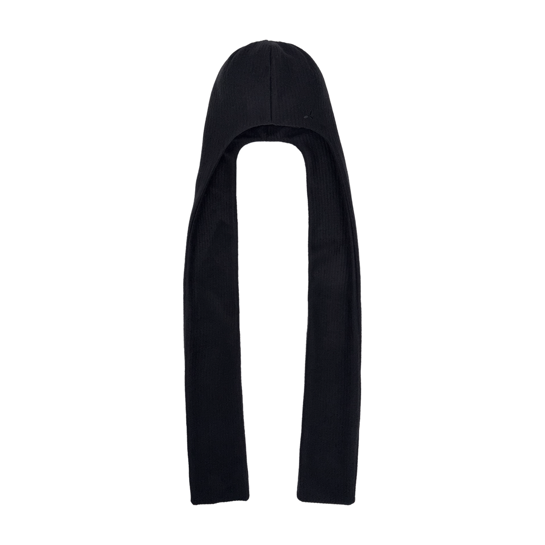 비피투디스오더 미니 로고 후드 머플러 블랙(BP2DISORDER Mini Logo Hood Muffler Black)