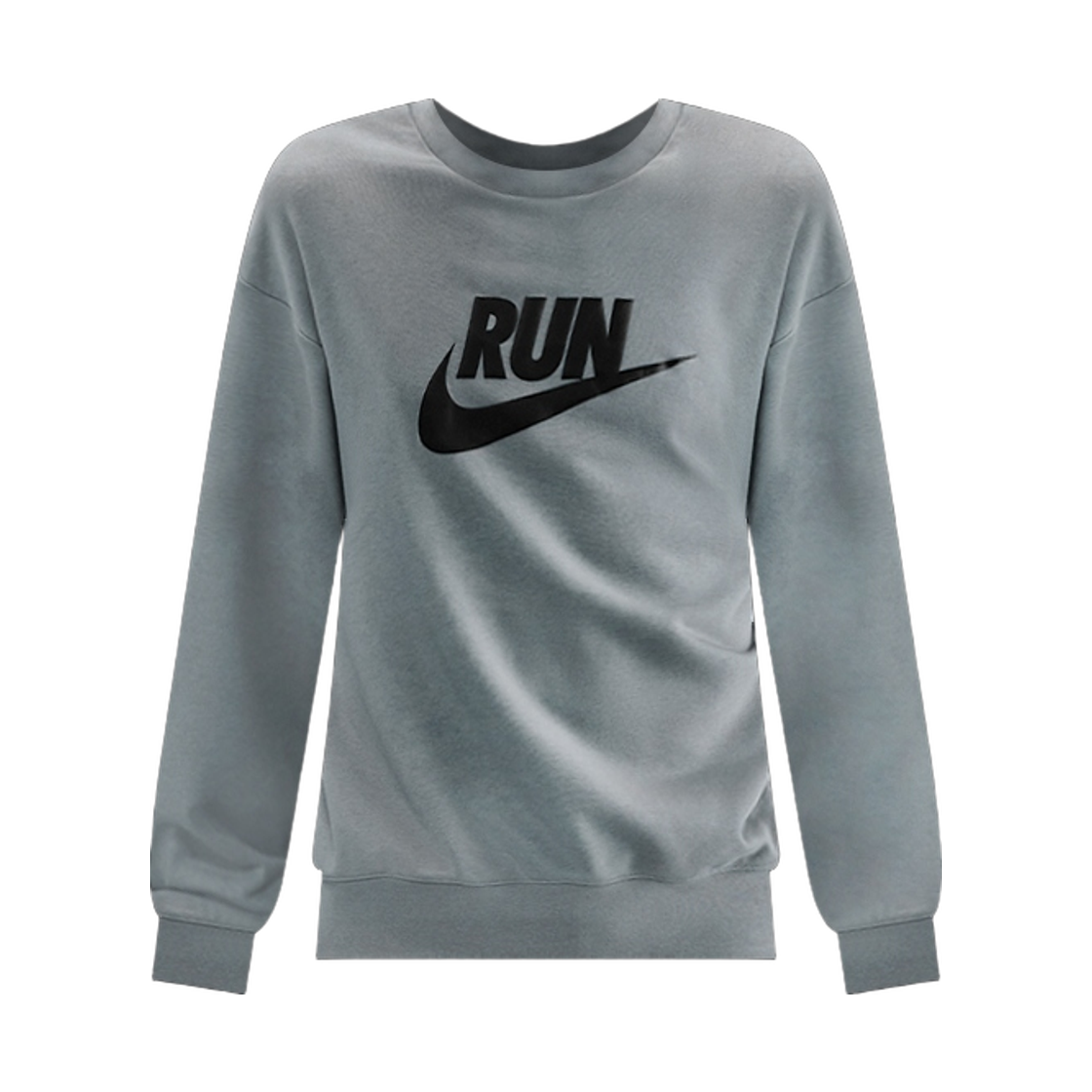 나이키 트레일 드라이핏 플리스 러닝 크루 스모크 그레이 블랙 - US/EU(Nike Trail Dri-Fit Fleece Running Crew Smoke Grey Black - US/EU) - 1