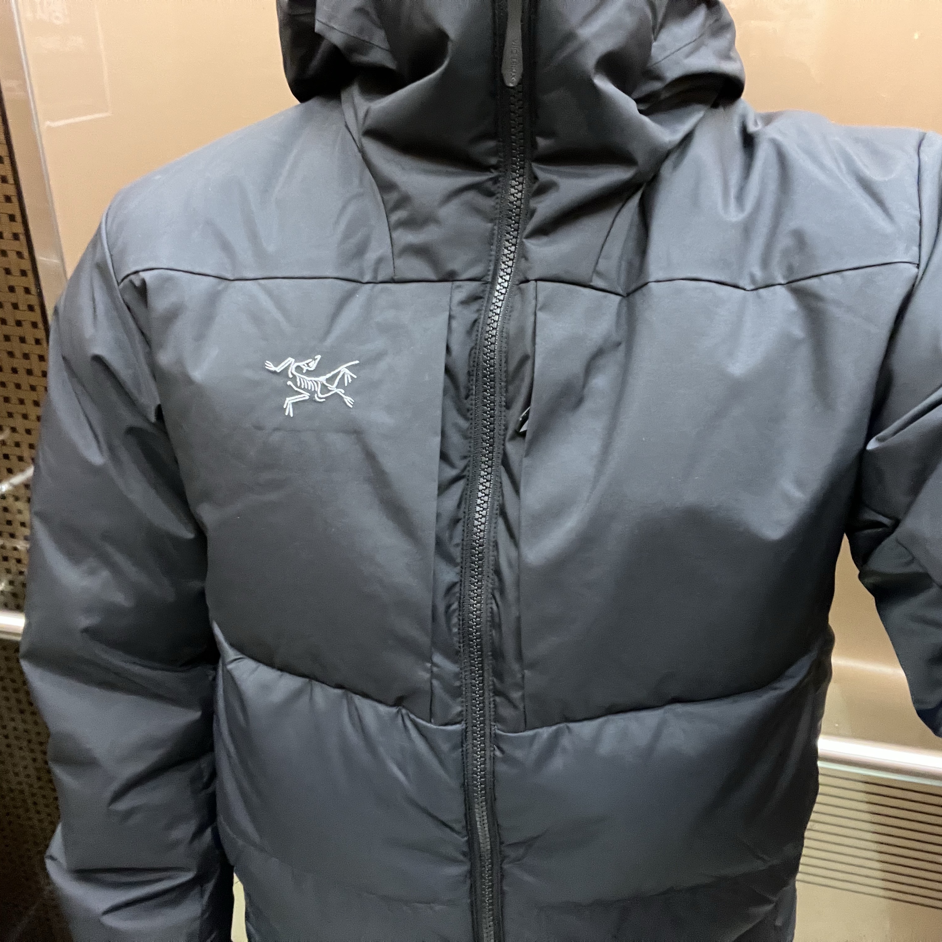 Arc'teryx Thorium SV Hoody Black 착용 스타일