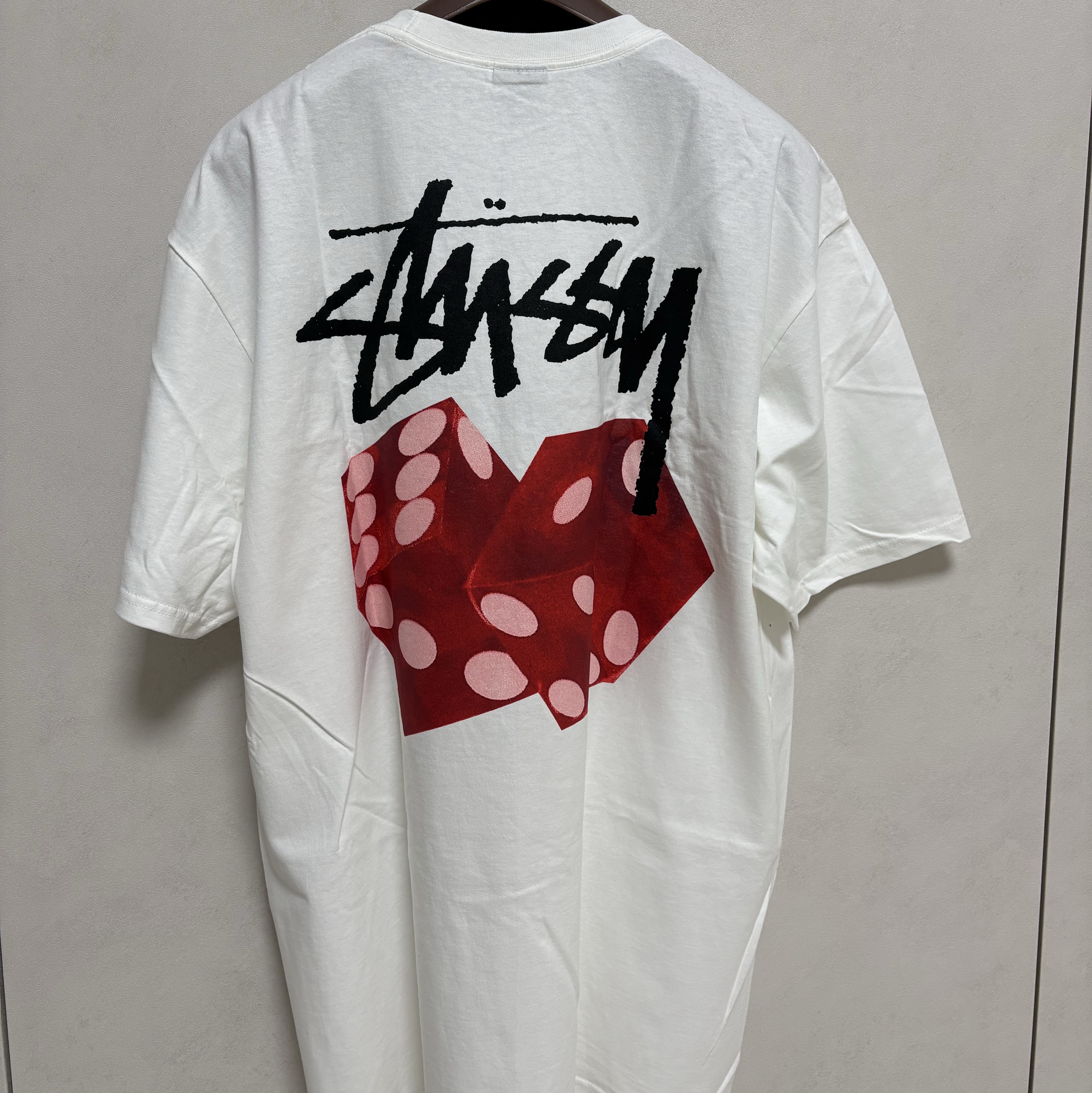 Stussy Diced Out T-Shirt White 착용 스타일