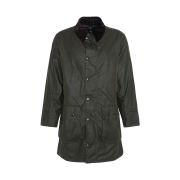 Barbour Border Wax Jacket Archive Olive