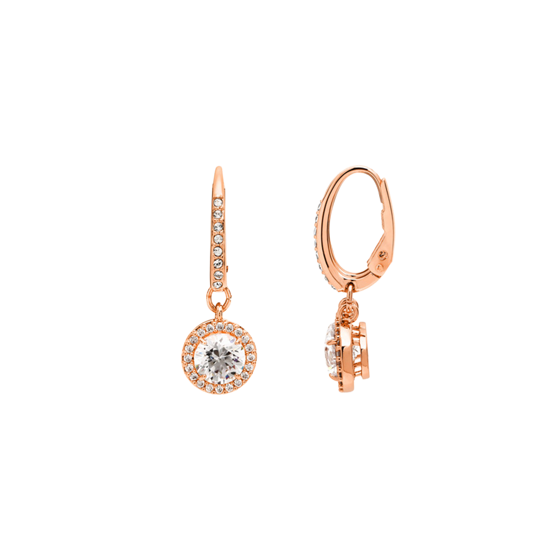 5638769 [15% 쿠폰] (W) Swarovski Constella Drop Earrings White Rose Gold Plated