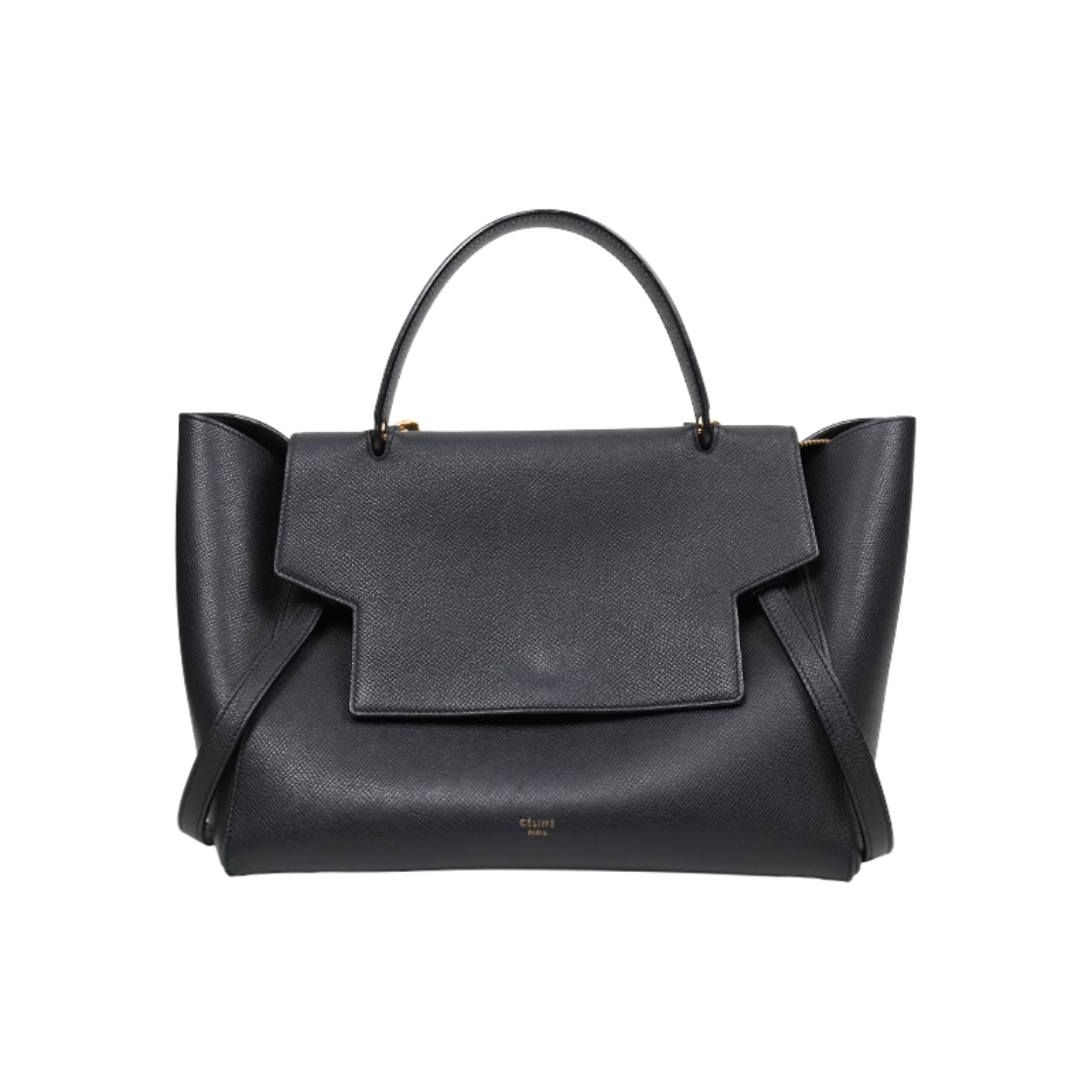 ITQVF2KKL77H Celine Mini Black Leather Belt Bag D-A43788