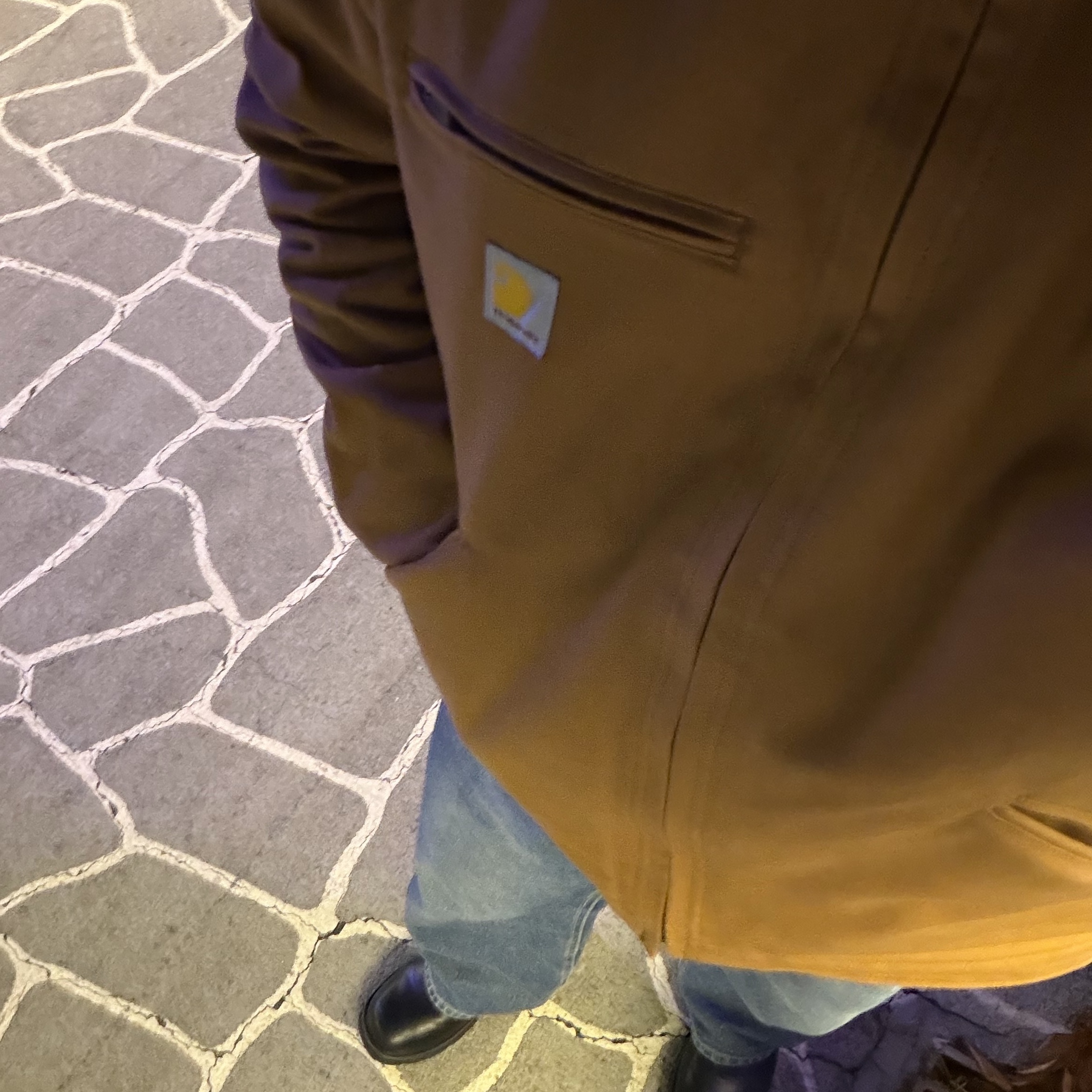 Carhartt Blanket Lined Relaxed Fit Regular Duck Detroit Jacket Carhartt Brown 착용 스타일