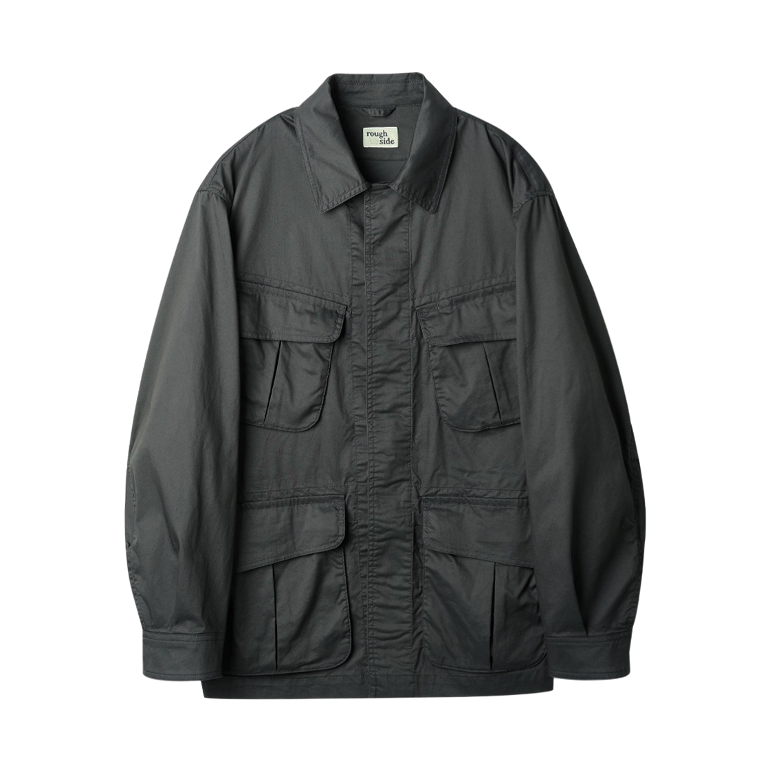 러프 사이드 퍼티그 자켓 차콜(Rough Side Fatigue Jacket Charcoal)